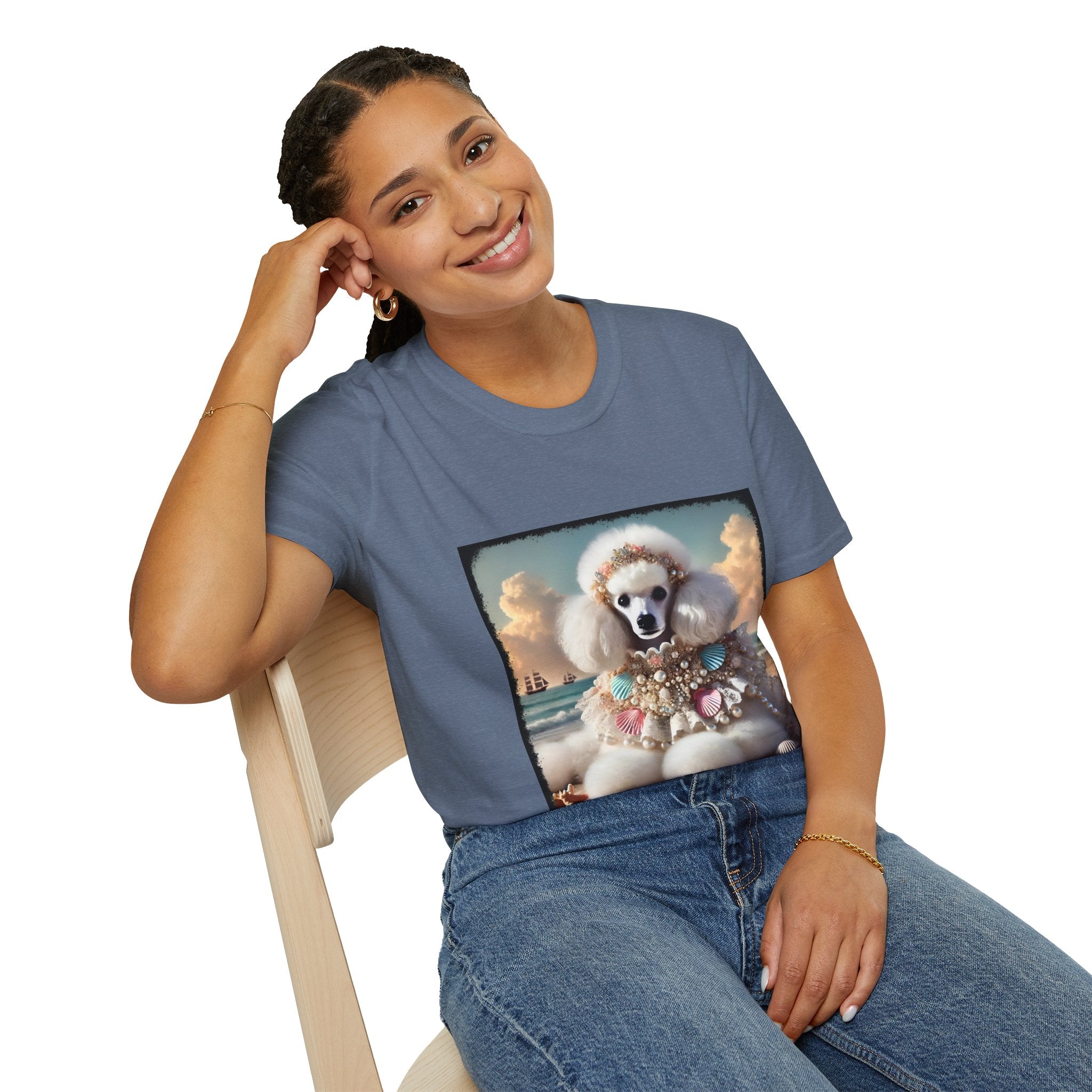 Poodle Coastal Cutie | Unisex Dog T-Shirt