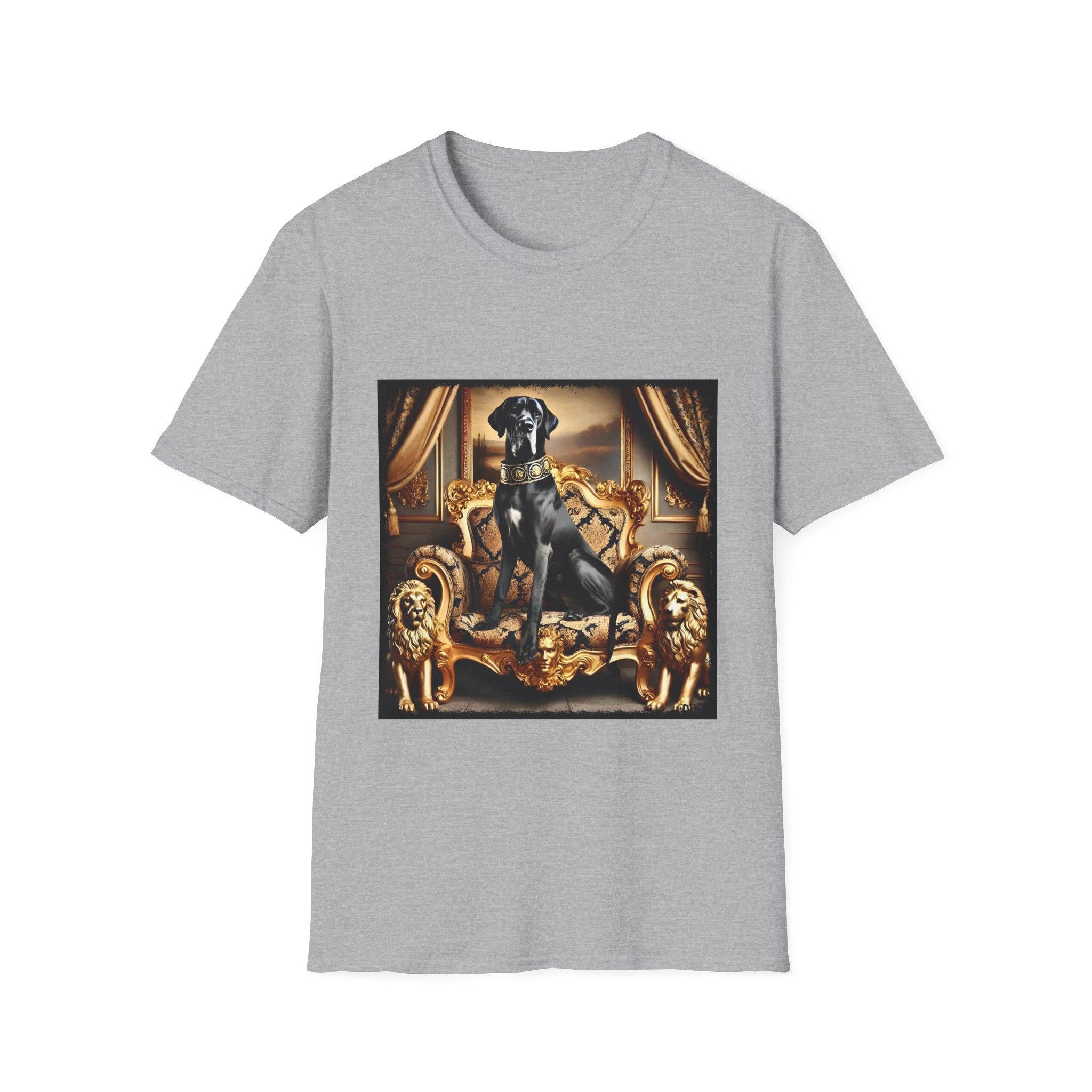 Great Dane Throne Pup | Unisex Dog T-Shirt