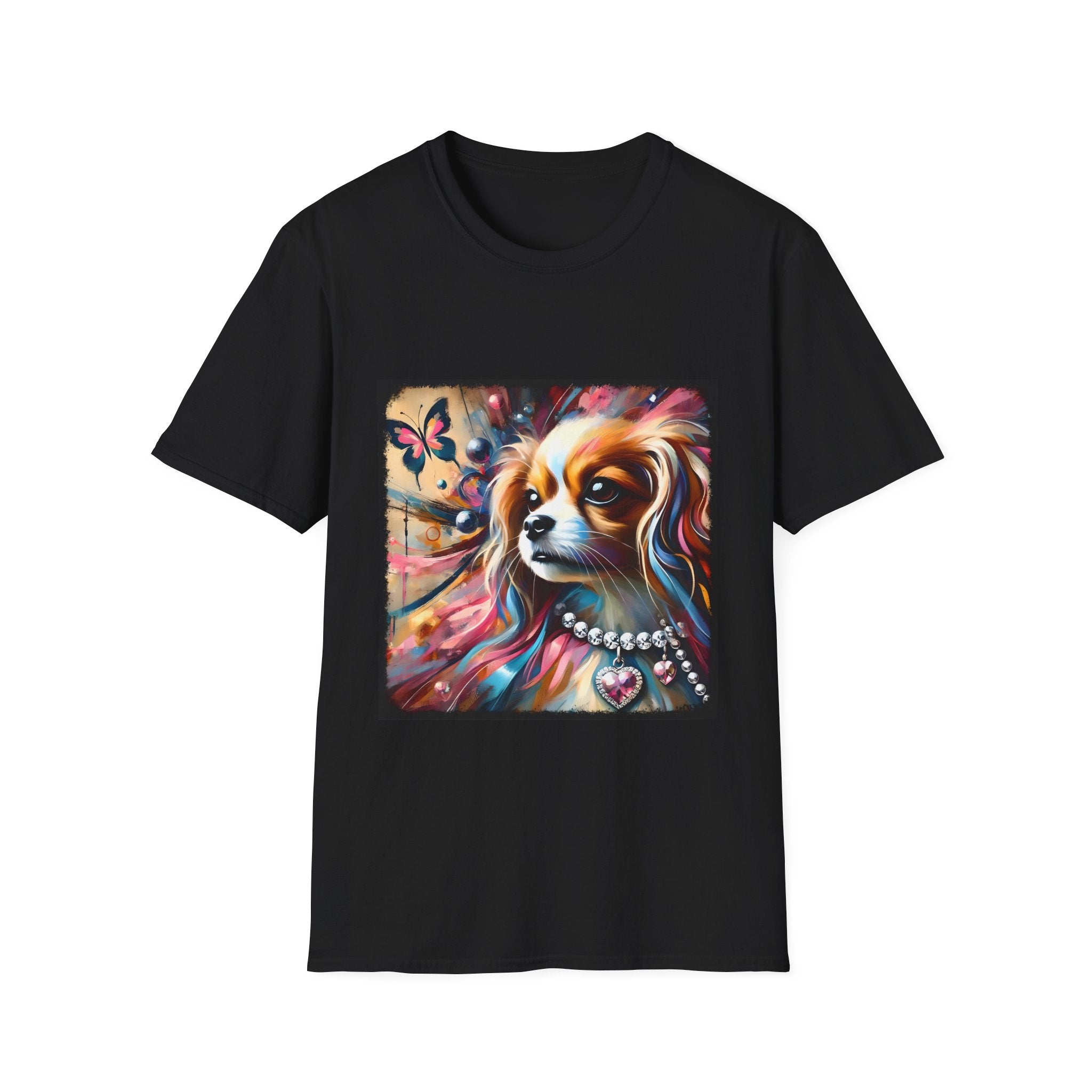 Cavalier King Charles Spaniel Pink Diamond Classic | Unisex Dog T-Shirt