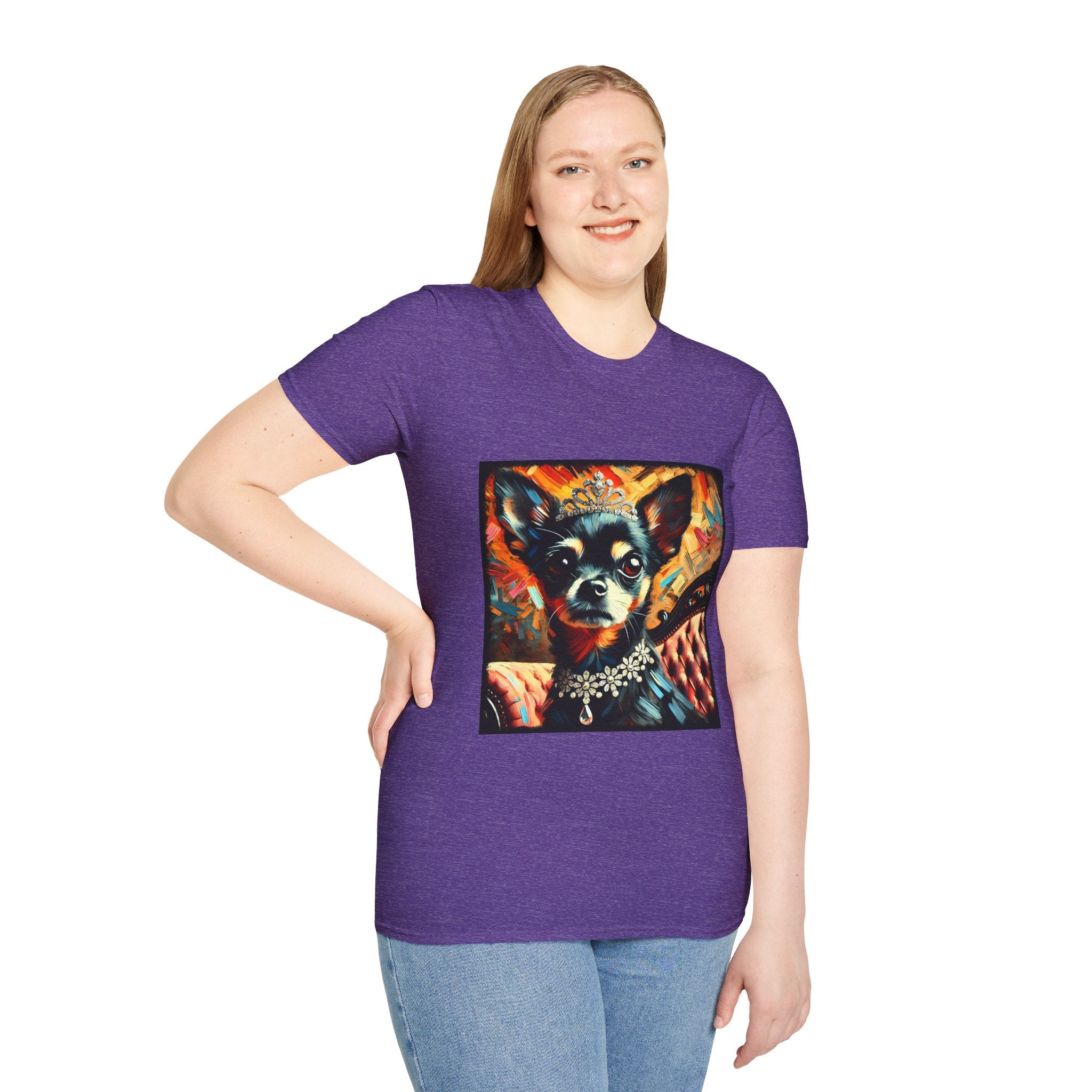 Chihuahua Poised Princess Classic | Unisex Dog T-Shirt