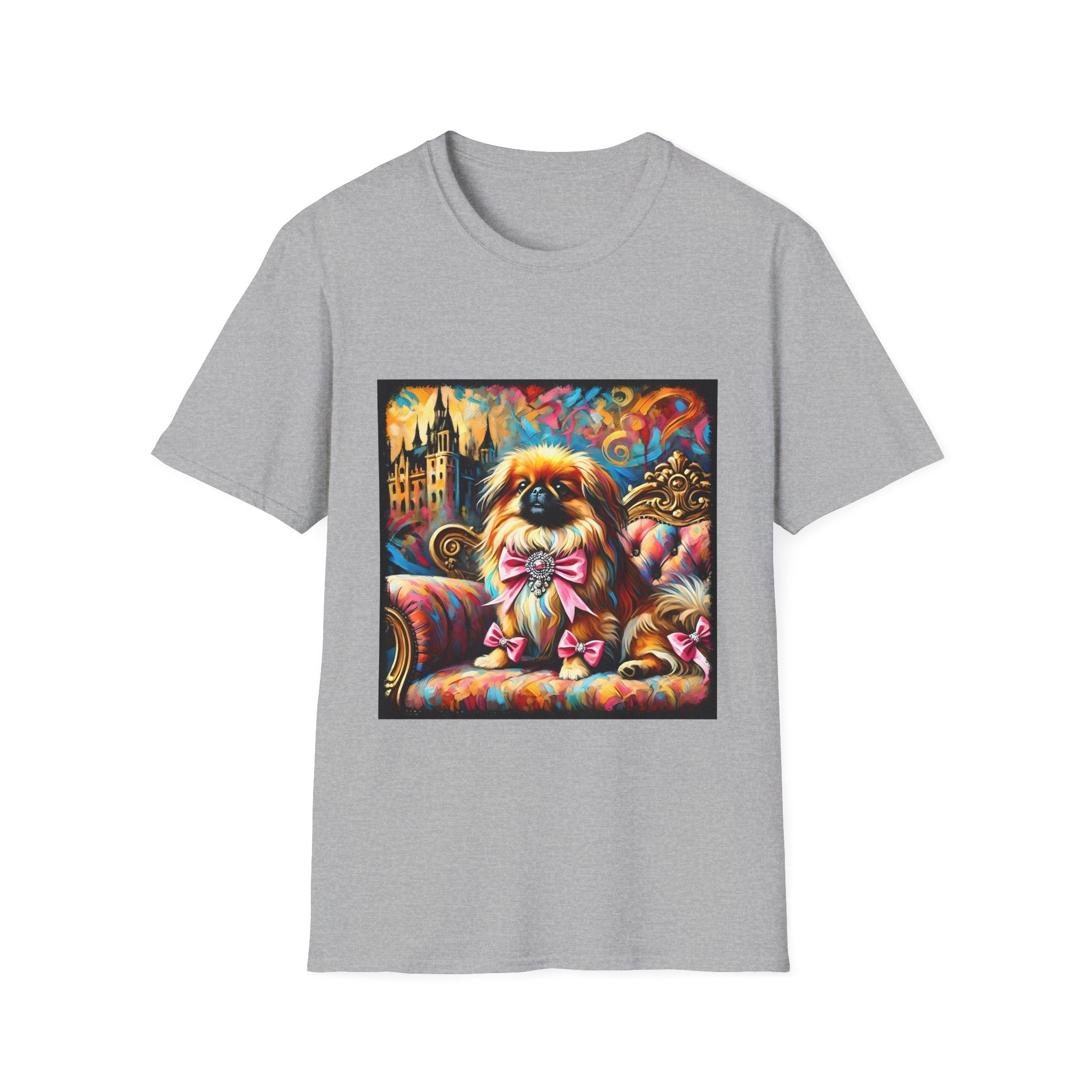 Pekingese Diamond Princess Classic | Unisex Dog T-Shirt