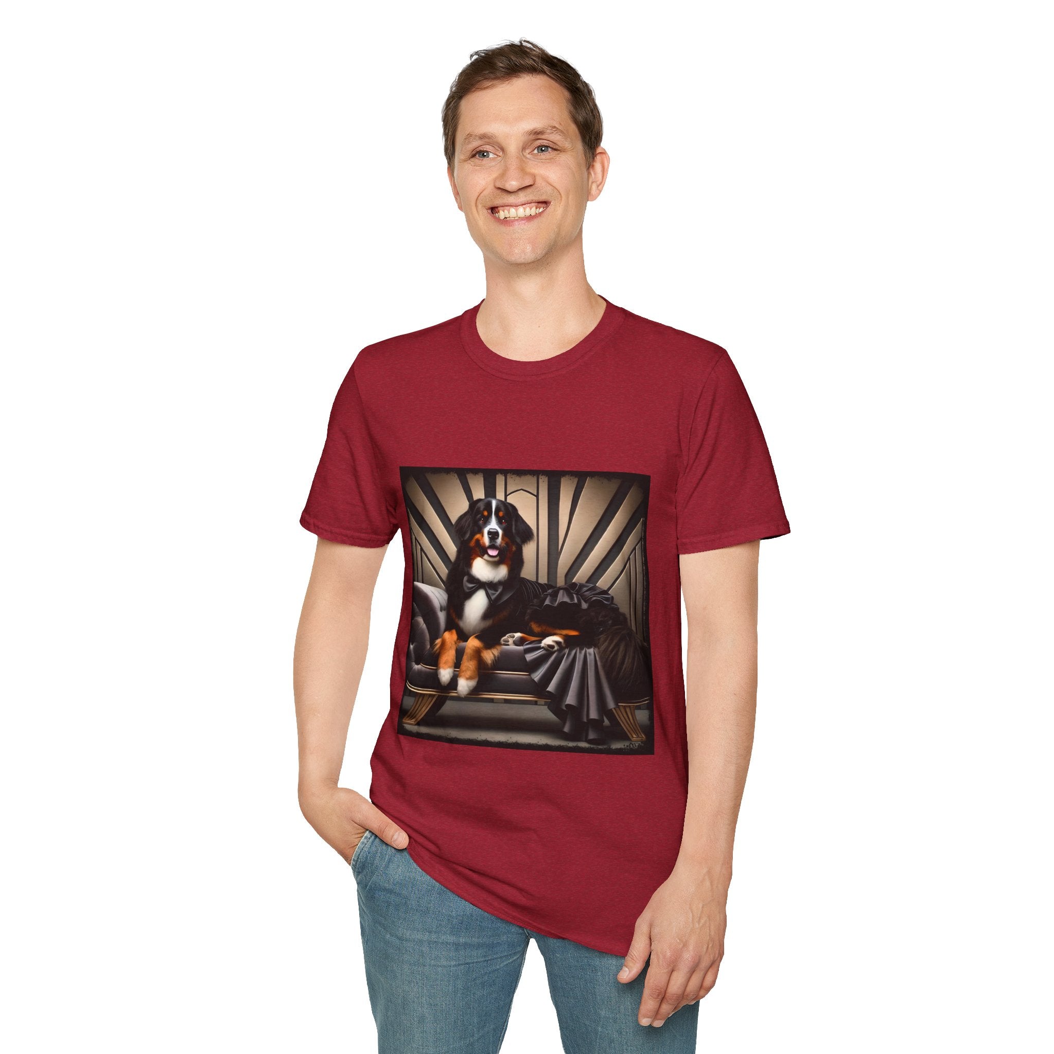 Bernese Mountain Dog Gatsby Gal | Unisex Dog T-Shirt