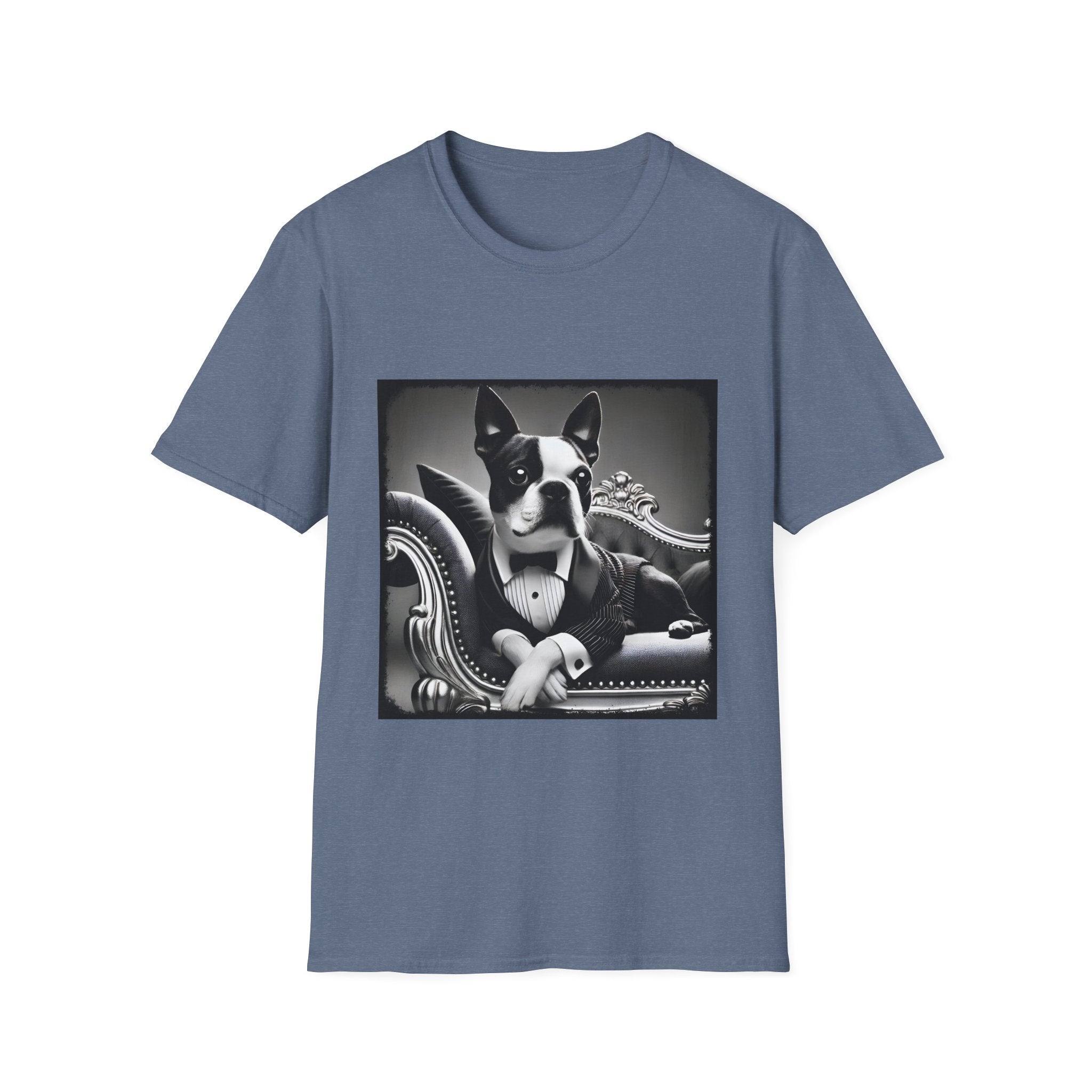 Boston Terrier Tux Luxe | Unisex Dog T-Shirt
