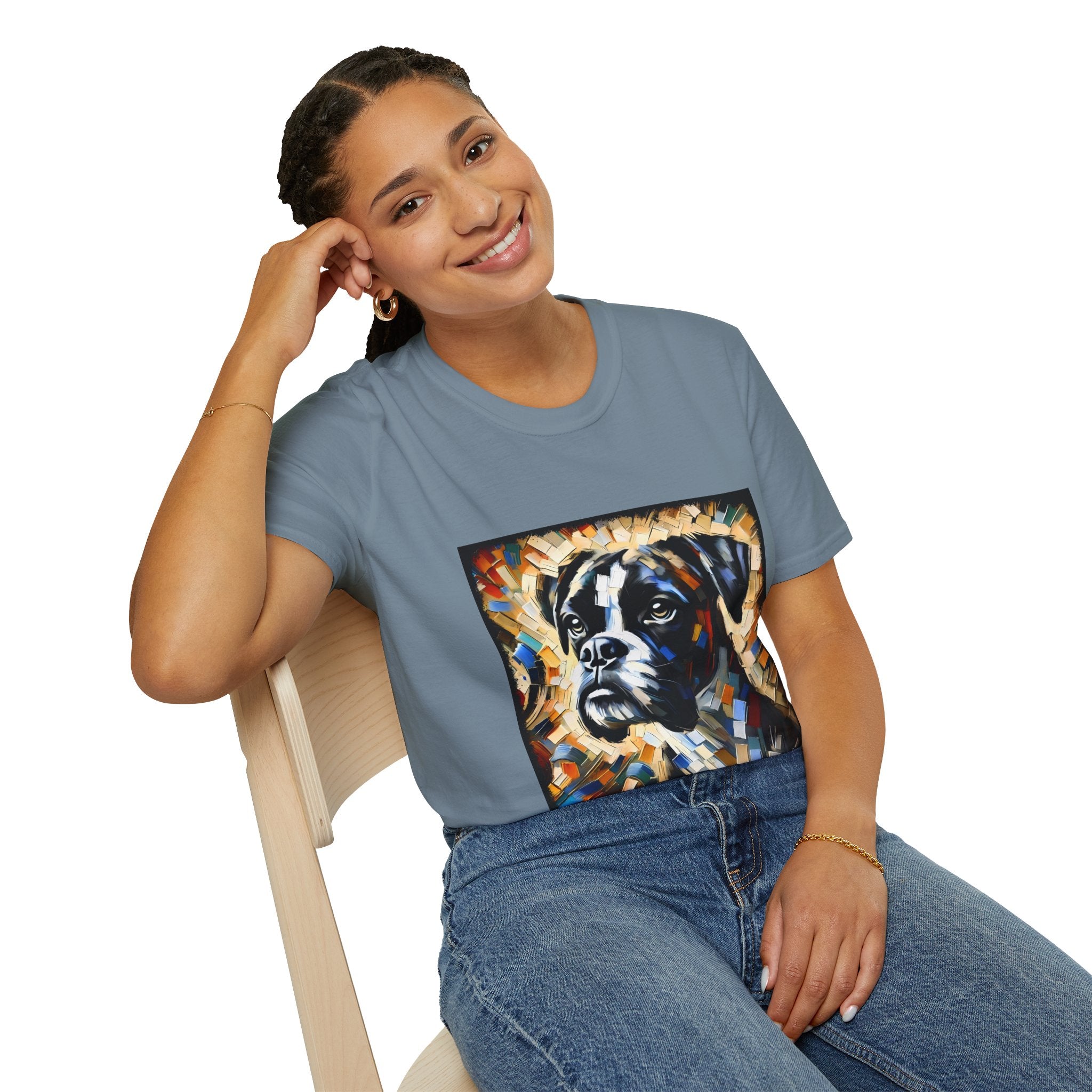 Boxer Pixel Classic | Unisex Dog T-Shirt