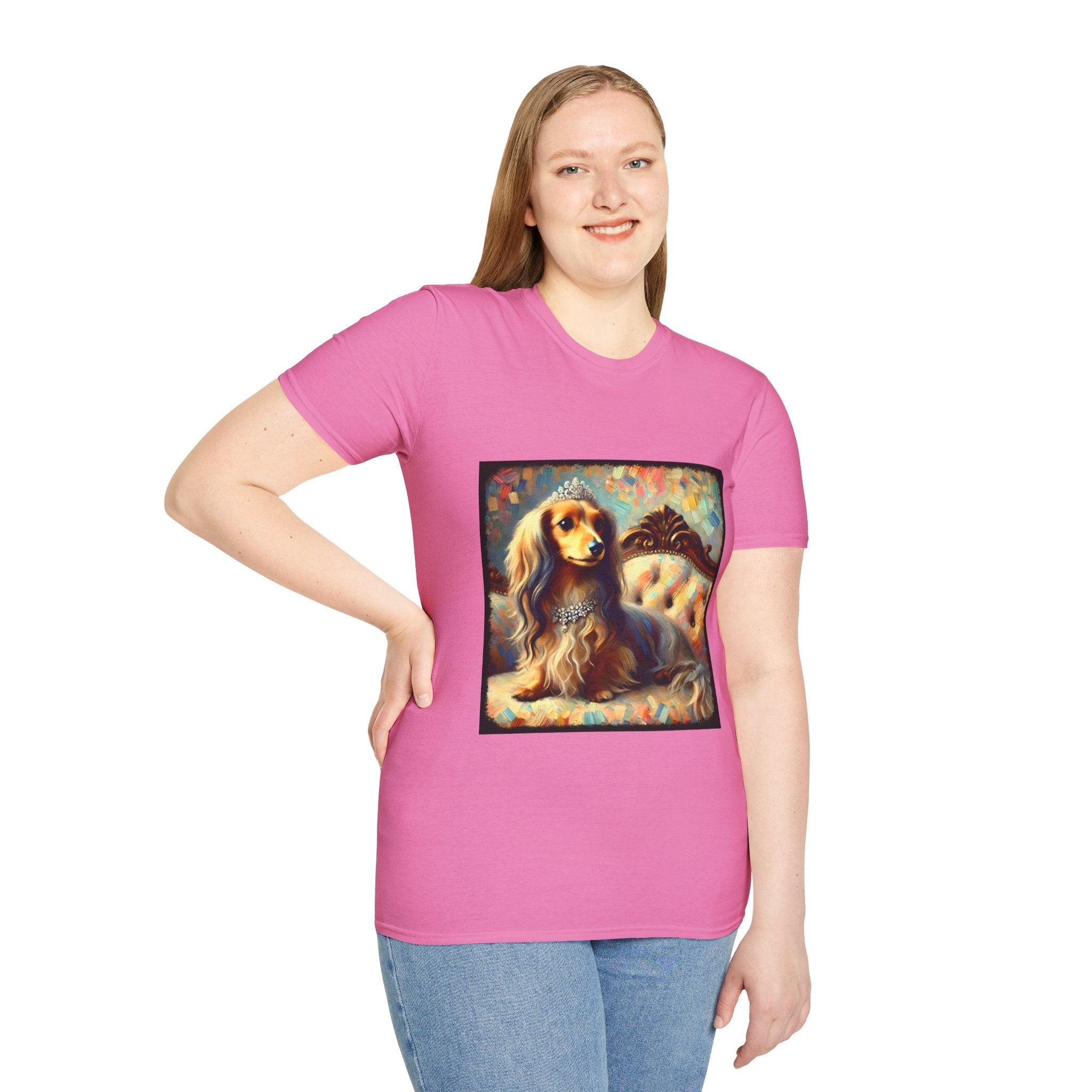 Dachshund Diamond Pastel Classic | Unisex Dog T-Shirt