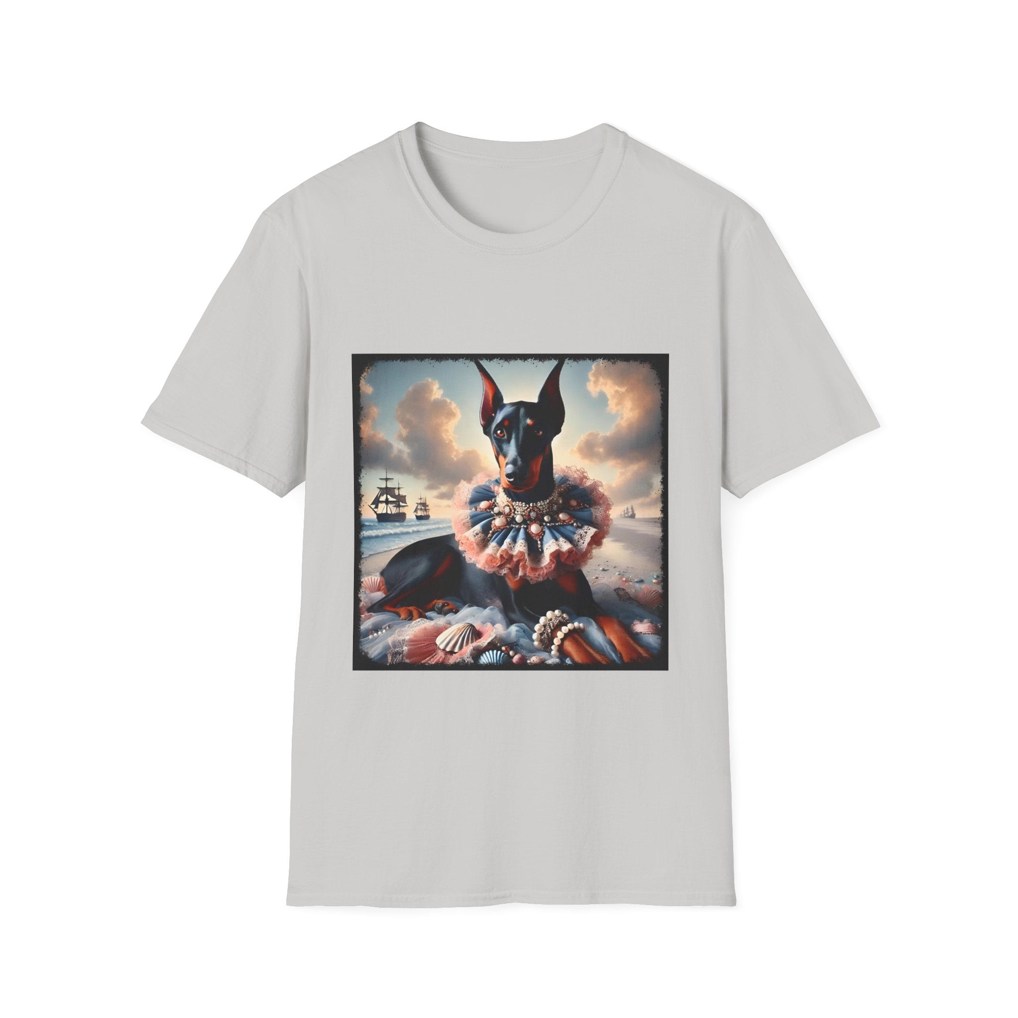 Doberman Pinscher Sand Siren | Unisex Dog T-Shirt