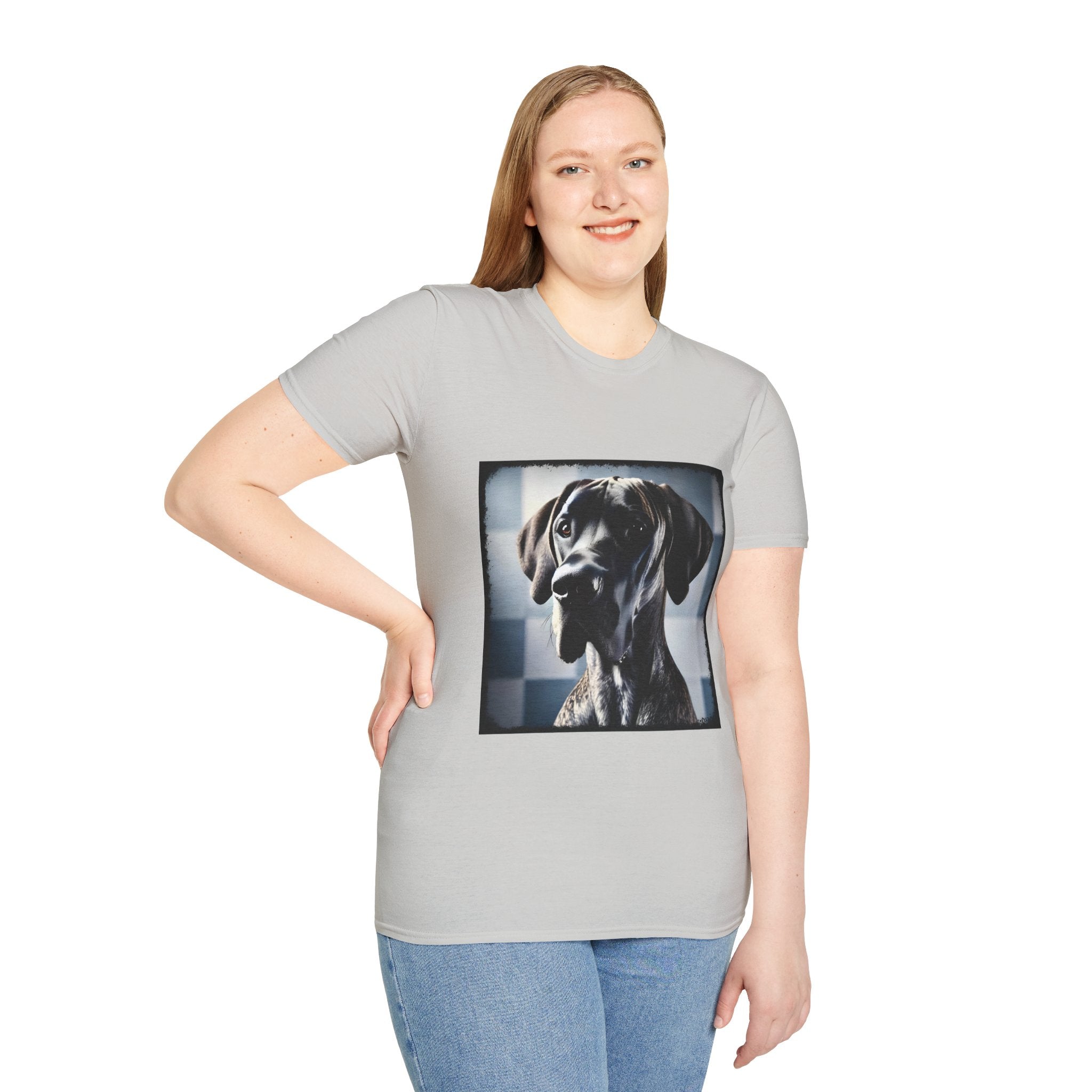 Great Dane Modern Muse | Unisex Dog T-Shirt