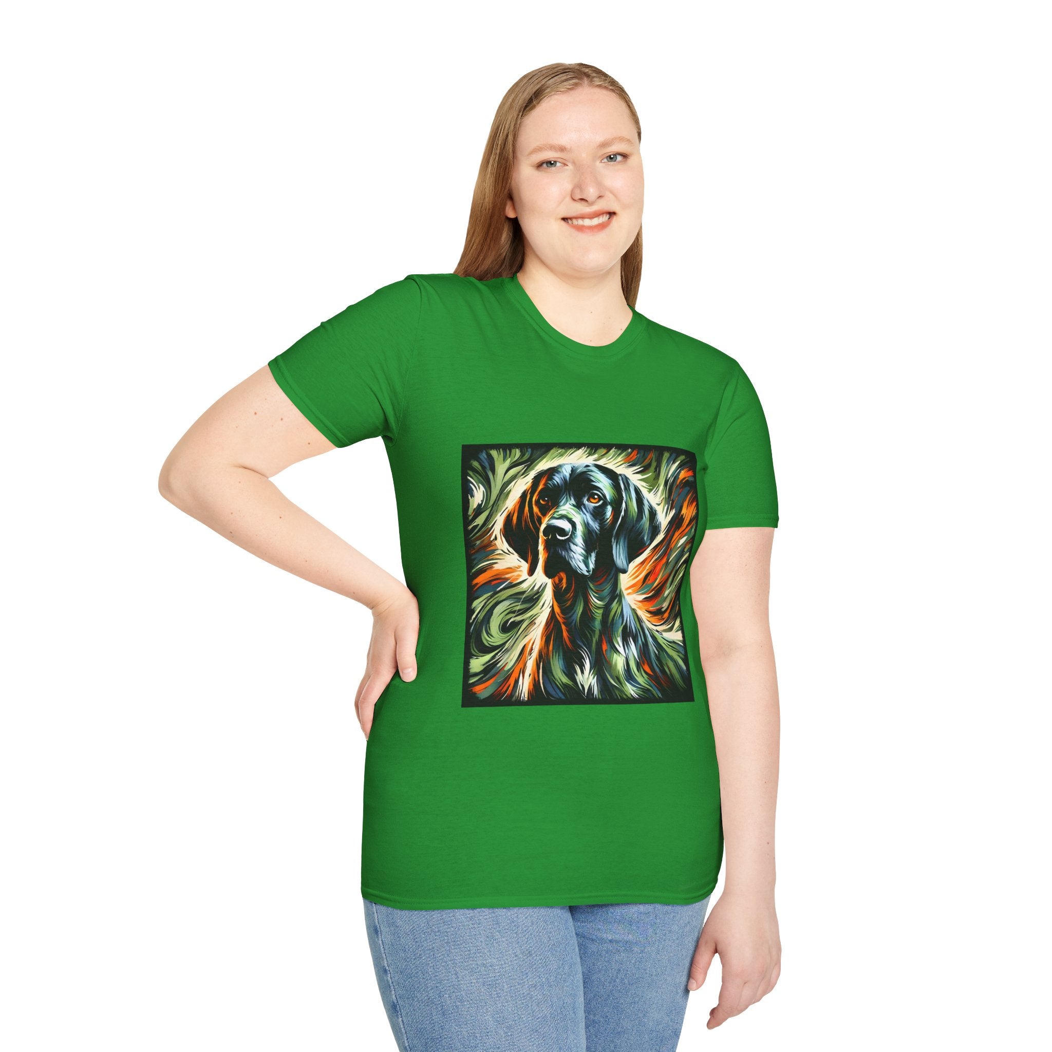 German Shorthaired Pointer Bold Flame Classic | Unisex Dog T-Shirt