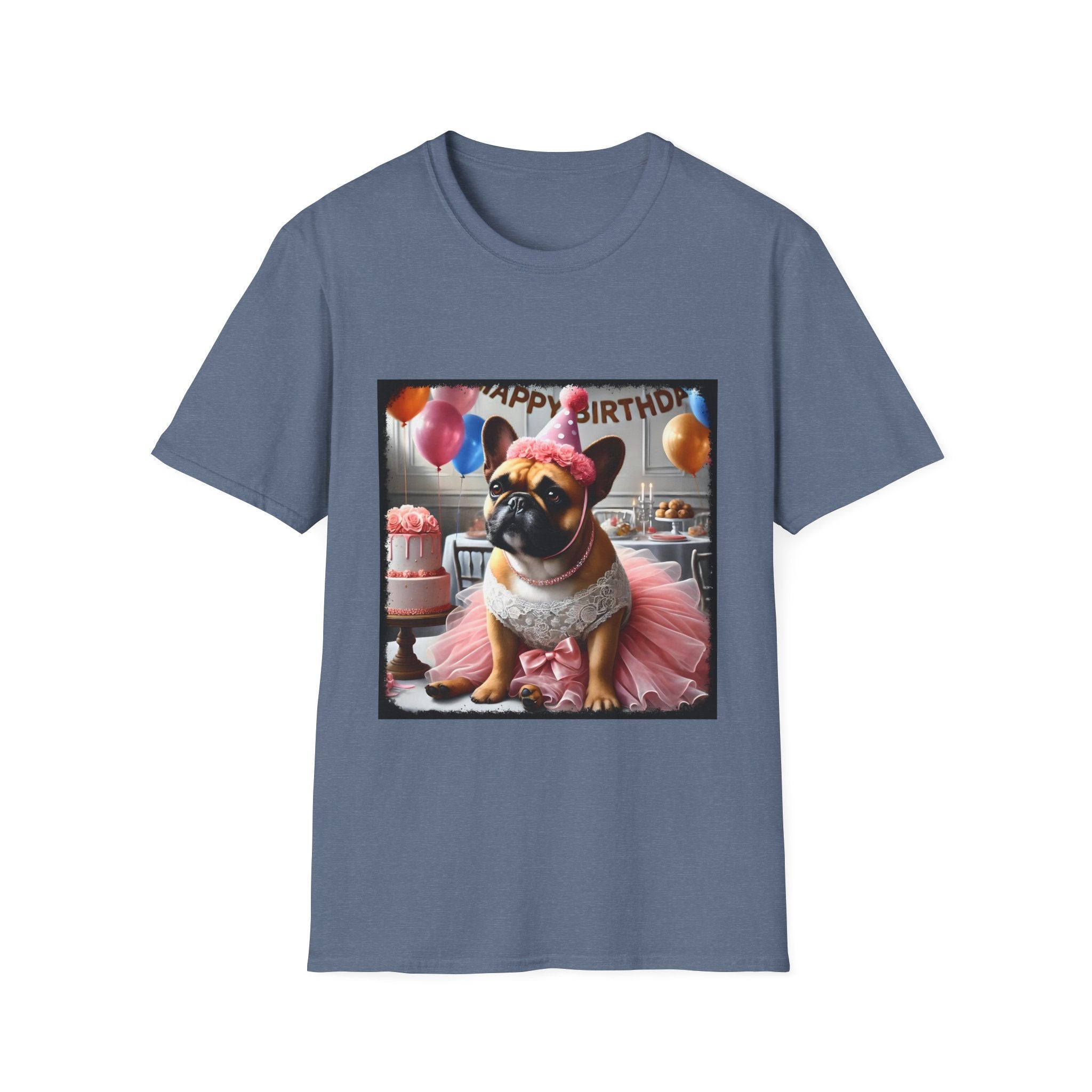 French Bulldog Birthday Girl | Unisex Dog T-Shirt