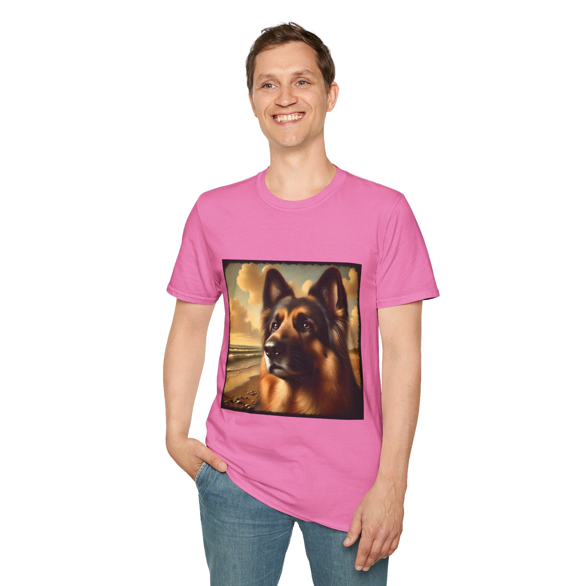 German Shepherd Beach Classic | Unisex Dog T-Shirt