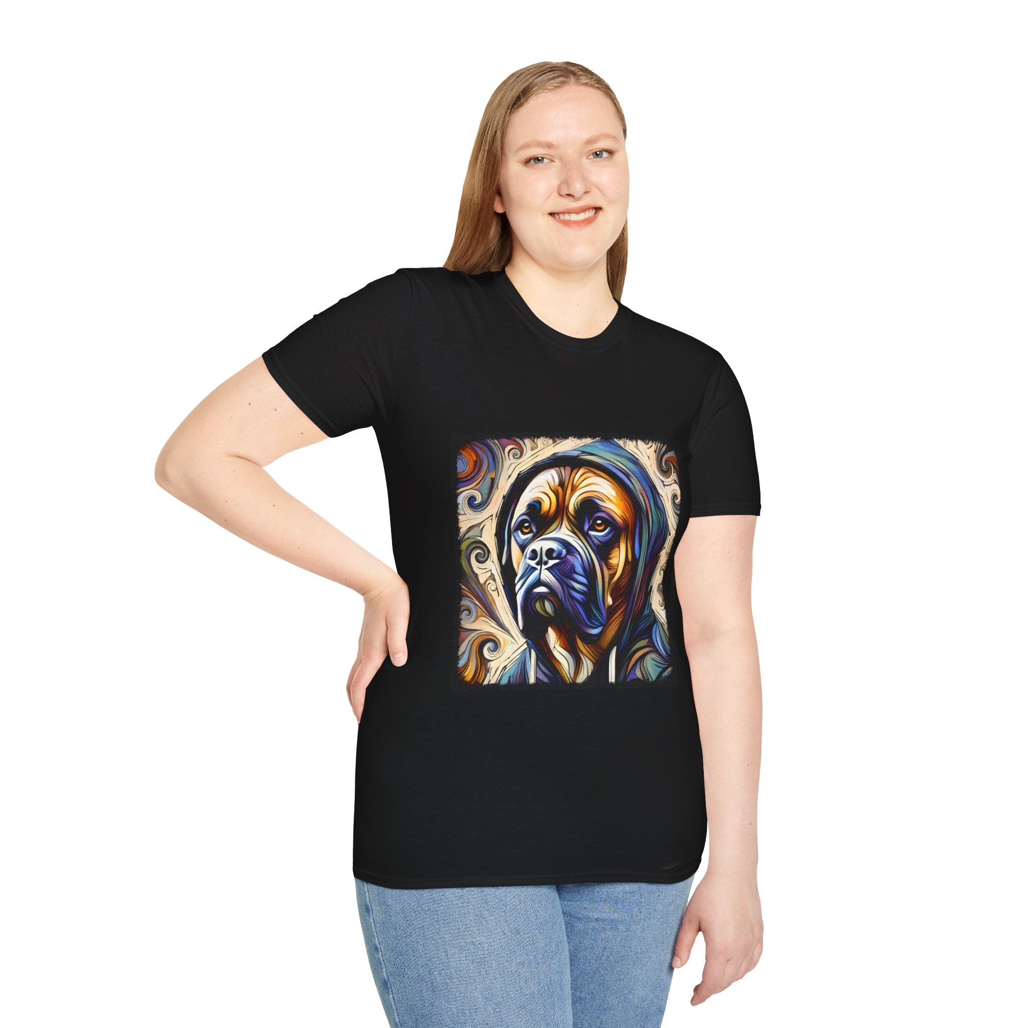 Bullmastiff Relaxed Swirl | Unisex Dog T-Shirt