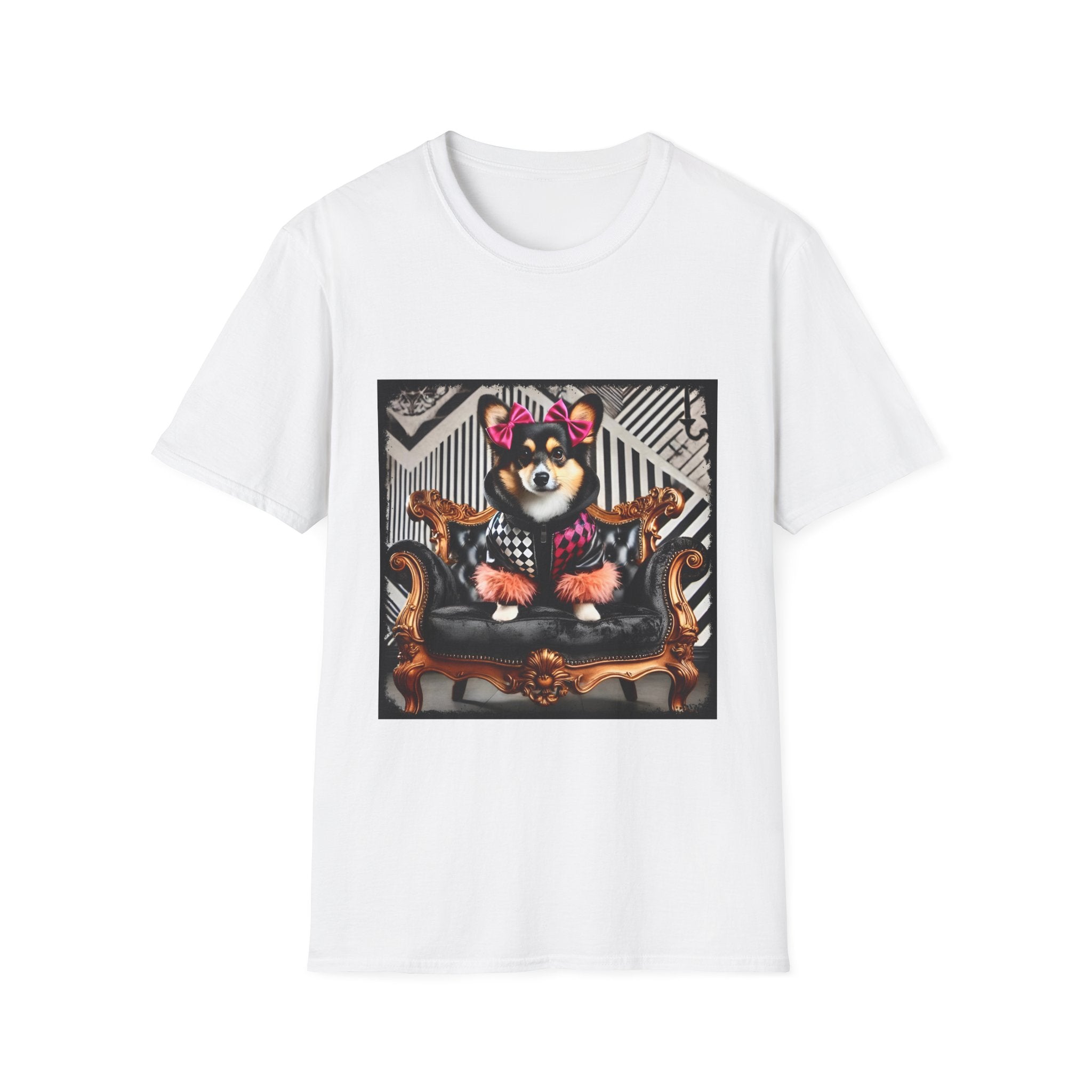 Pembroke Welsh Corgi Rock Chic | Unisex Dog T-Shirt