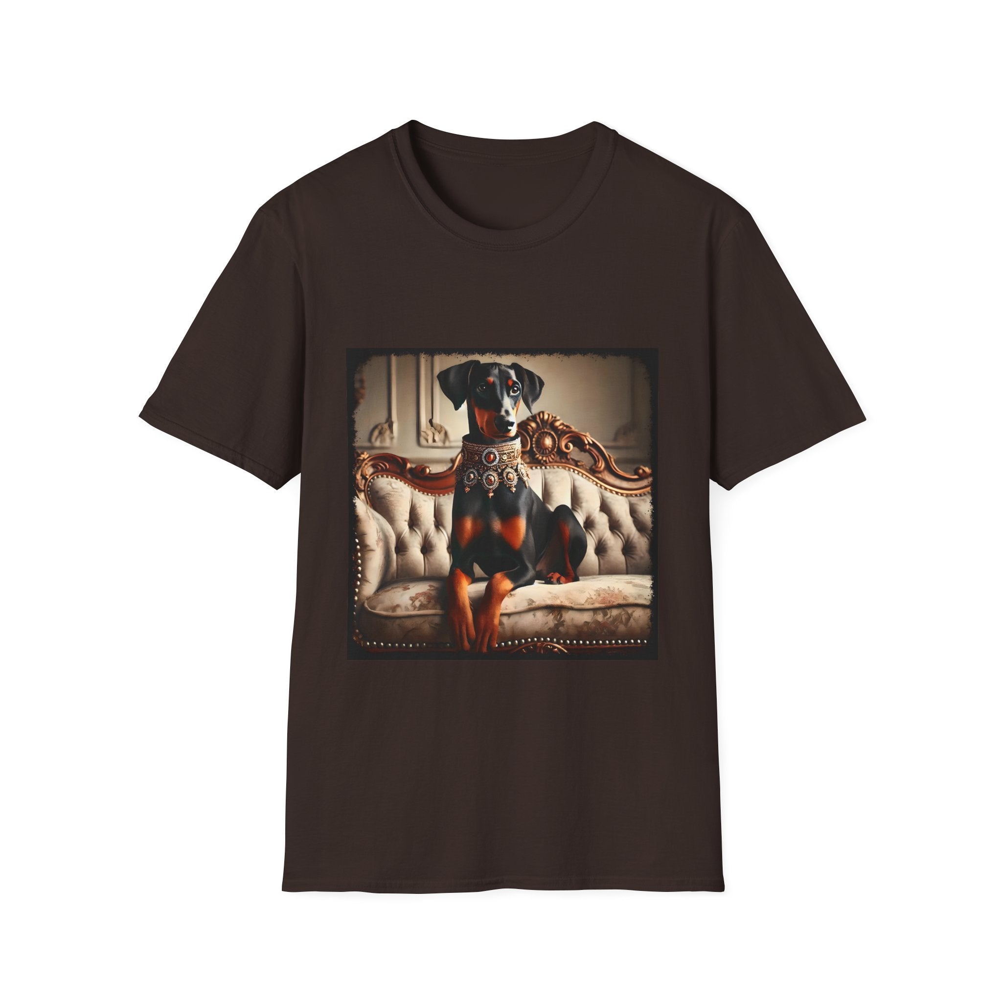 Doberman Pinscher Poised Prince | Unisex Dog T-Shirt