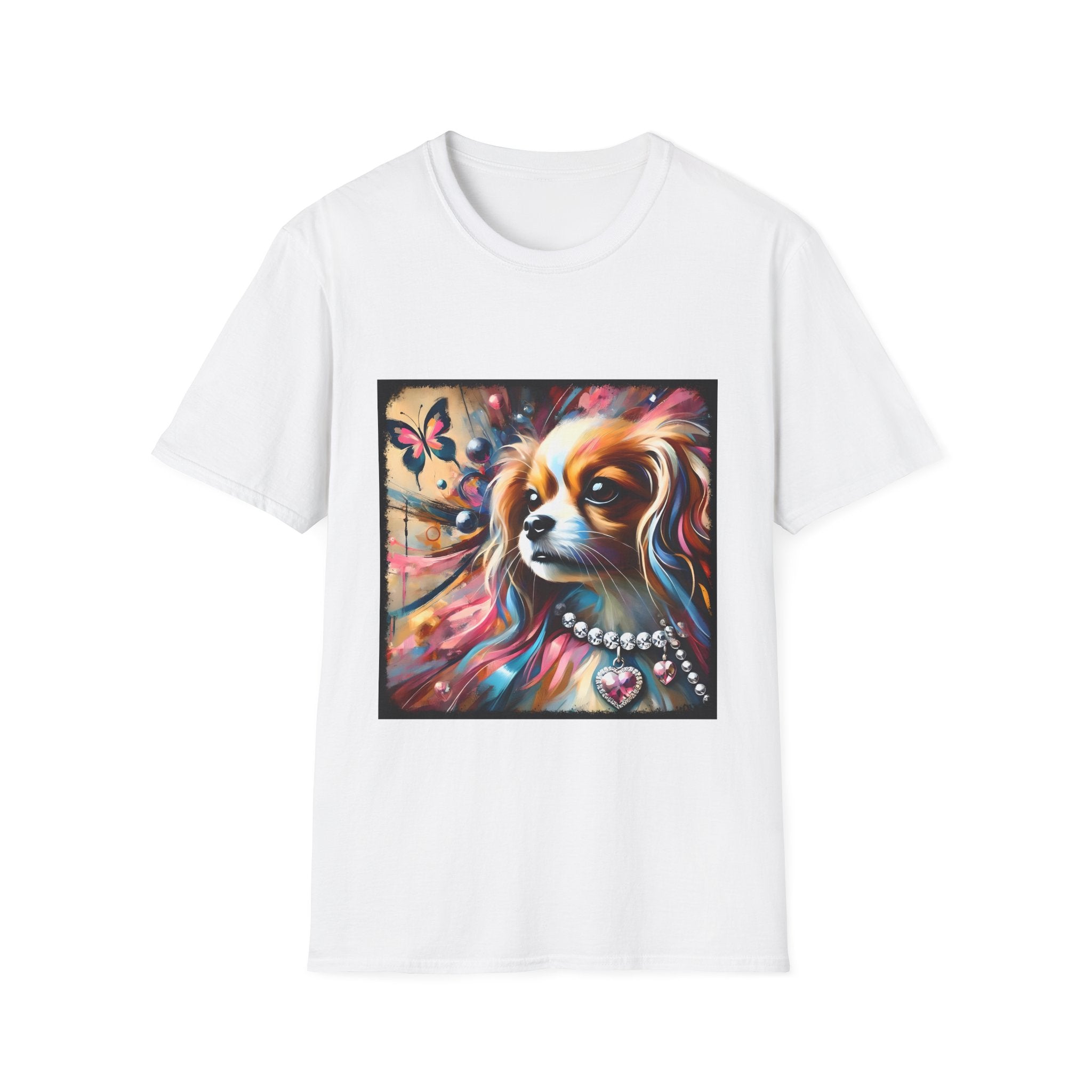 Cavalier King Charles Spaniel Pink Diamond Classic | Unisex Dog T-Shirt