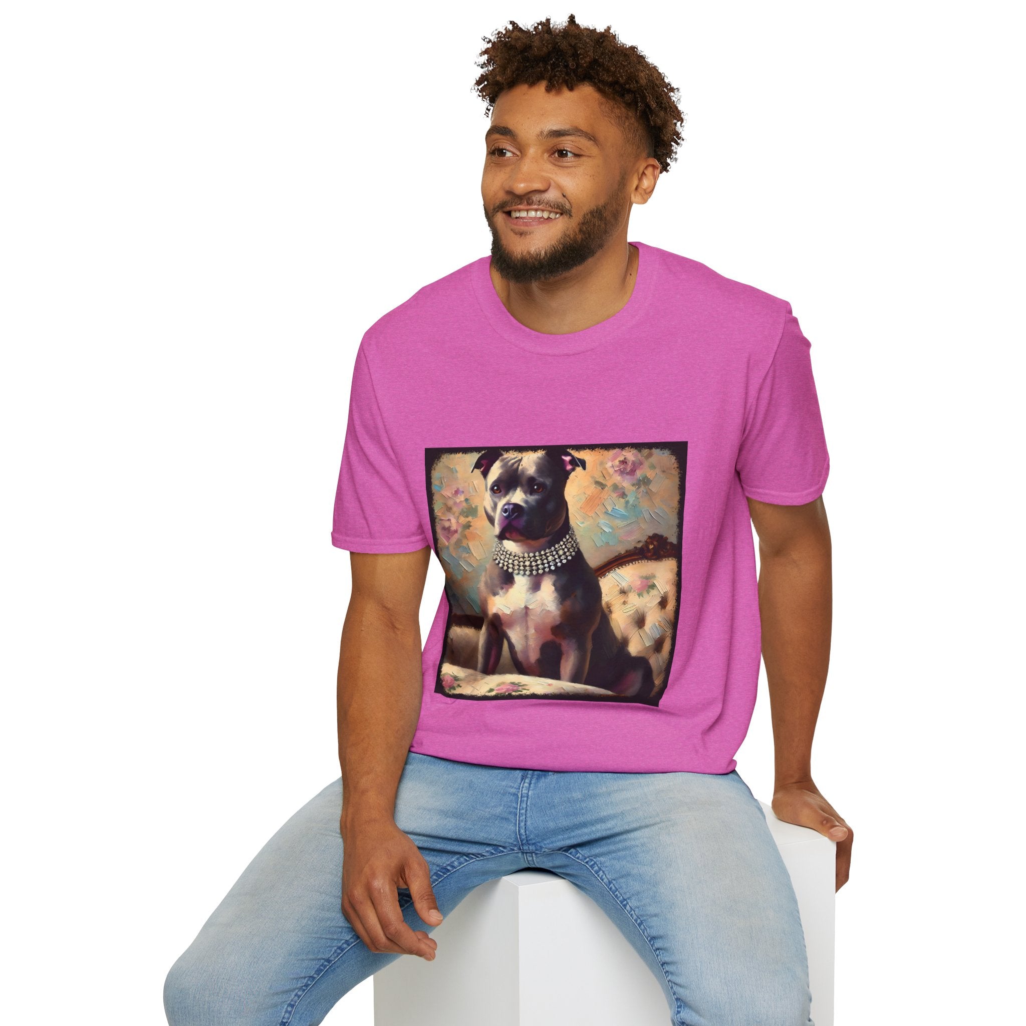 American Pit Bull Terrier Pastel Diamond Classic| Unisex Dog T-Shirt
