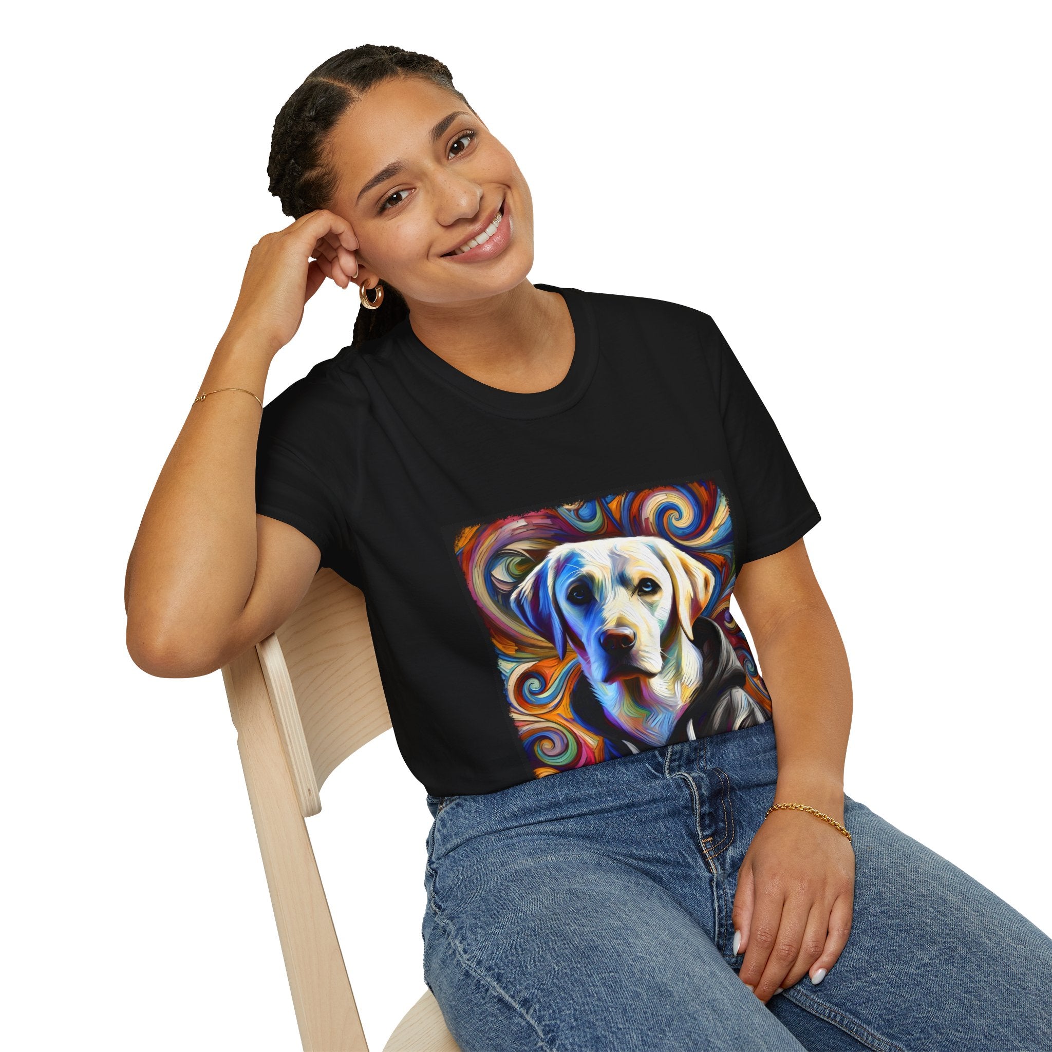 Labrador Retriever Relaxed Swirl | Unisex Dog T-Shirt
