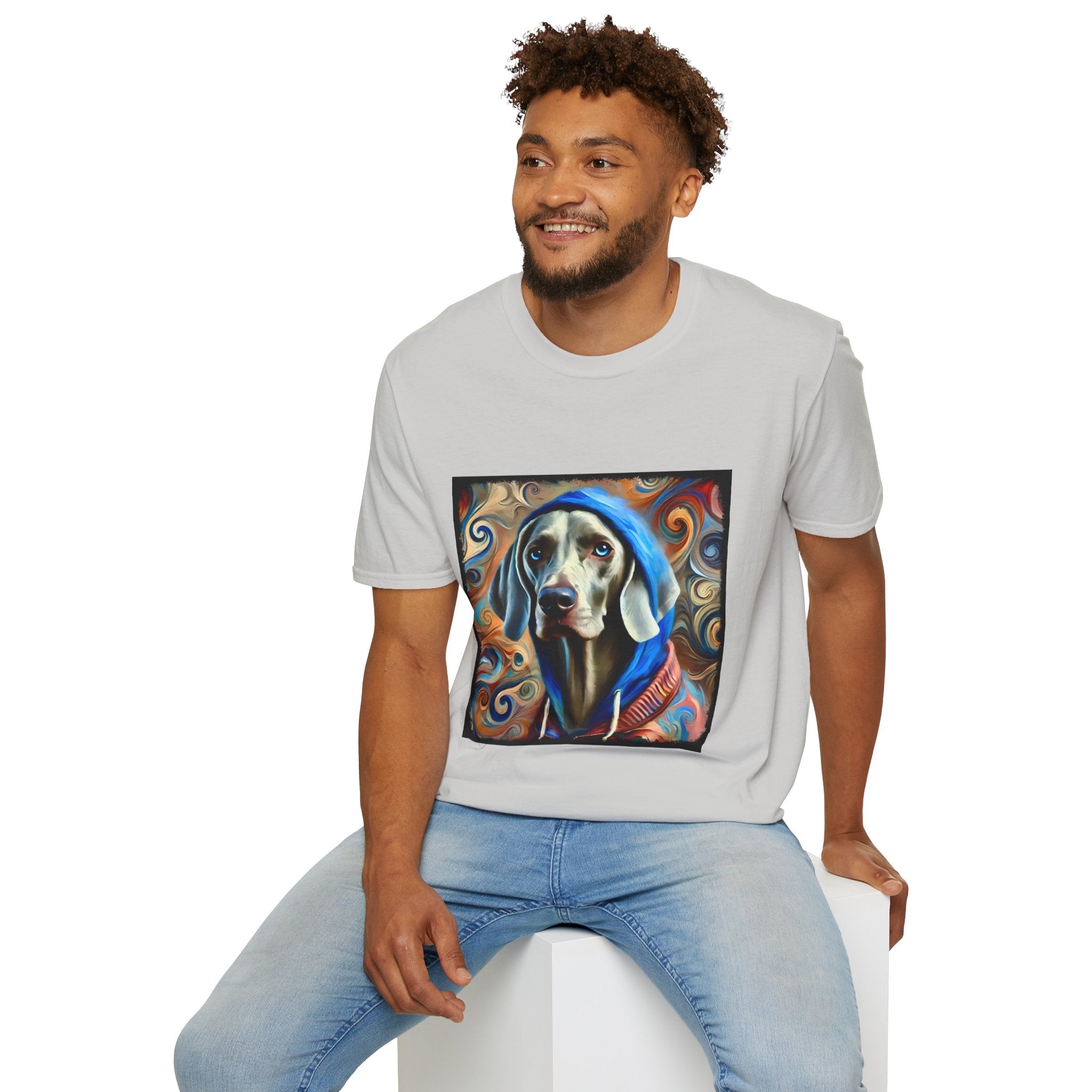 Weimaraner Hoodie Swirl | Unisex Dog T-Shirt