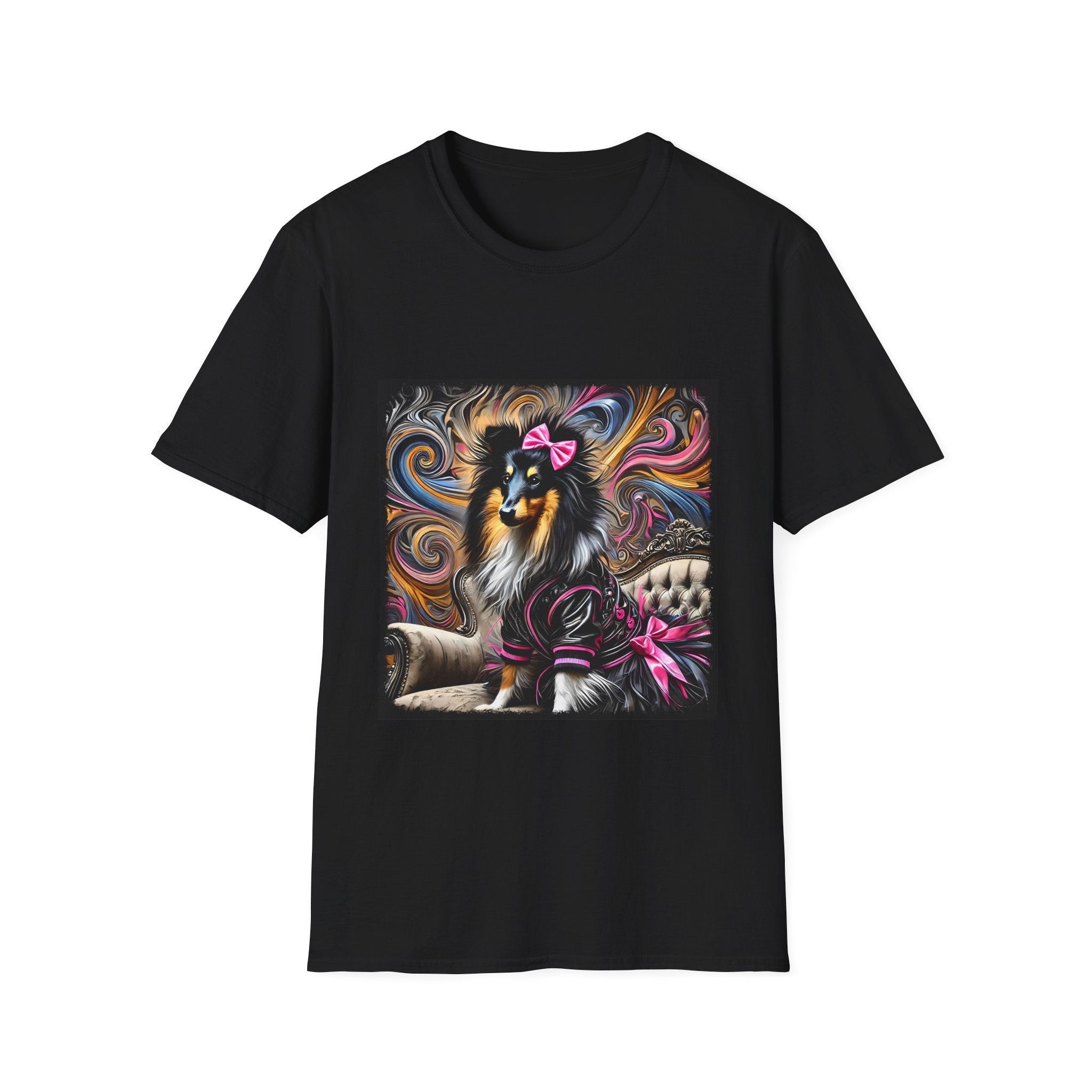 Collie Bold Rocker | Unisex Dog T-Shirt