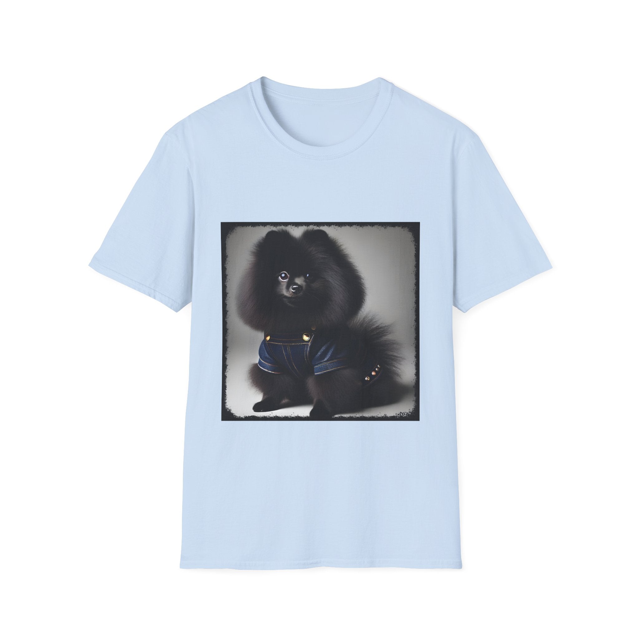 Pomeranian Denim Doll | Unisex Dog T-Shirt