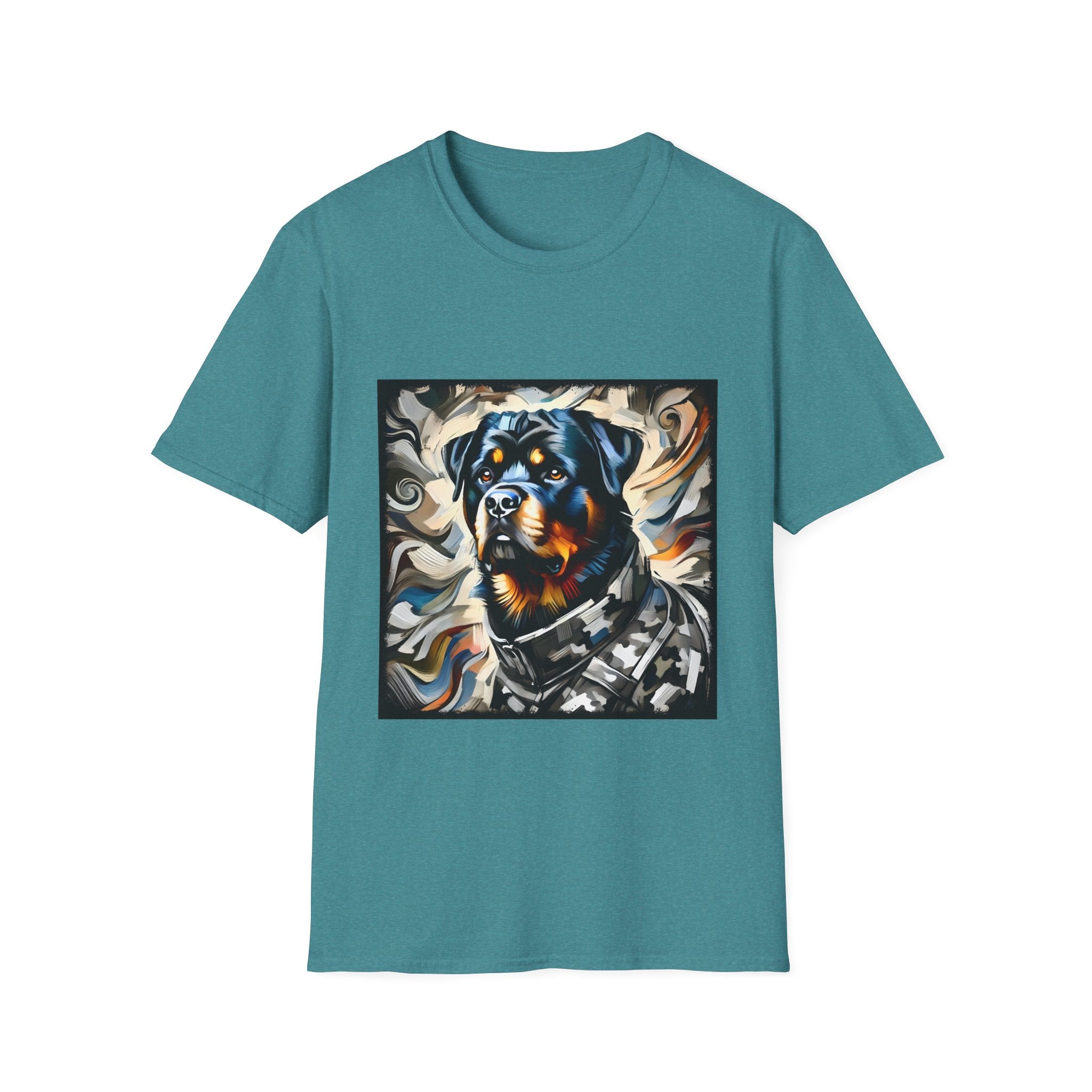 Rottweiler Bold Camo Classic | Unisex Dog T-Shirt