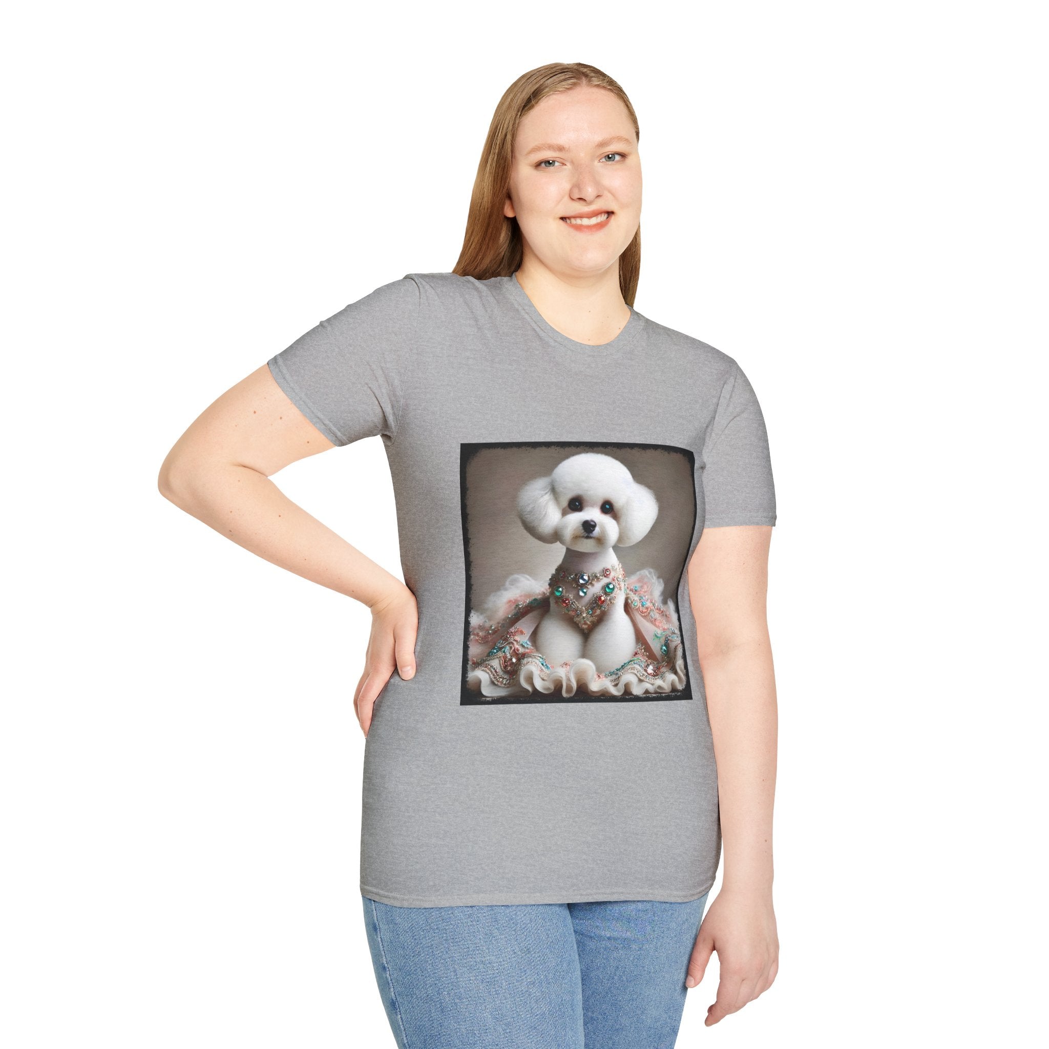 Bichon Frise Jeweled Beauty | Unisex Dog T-Shirt