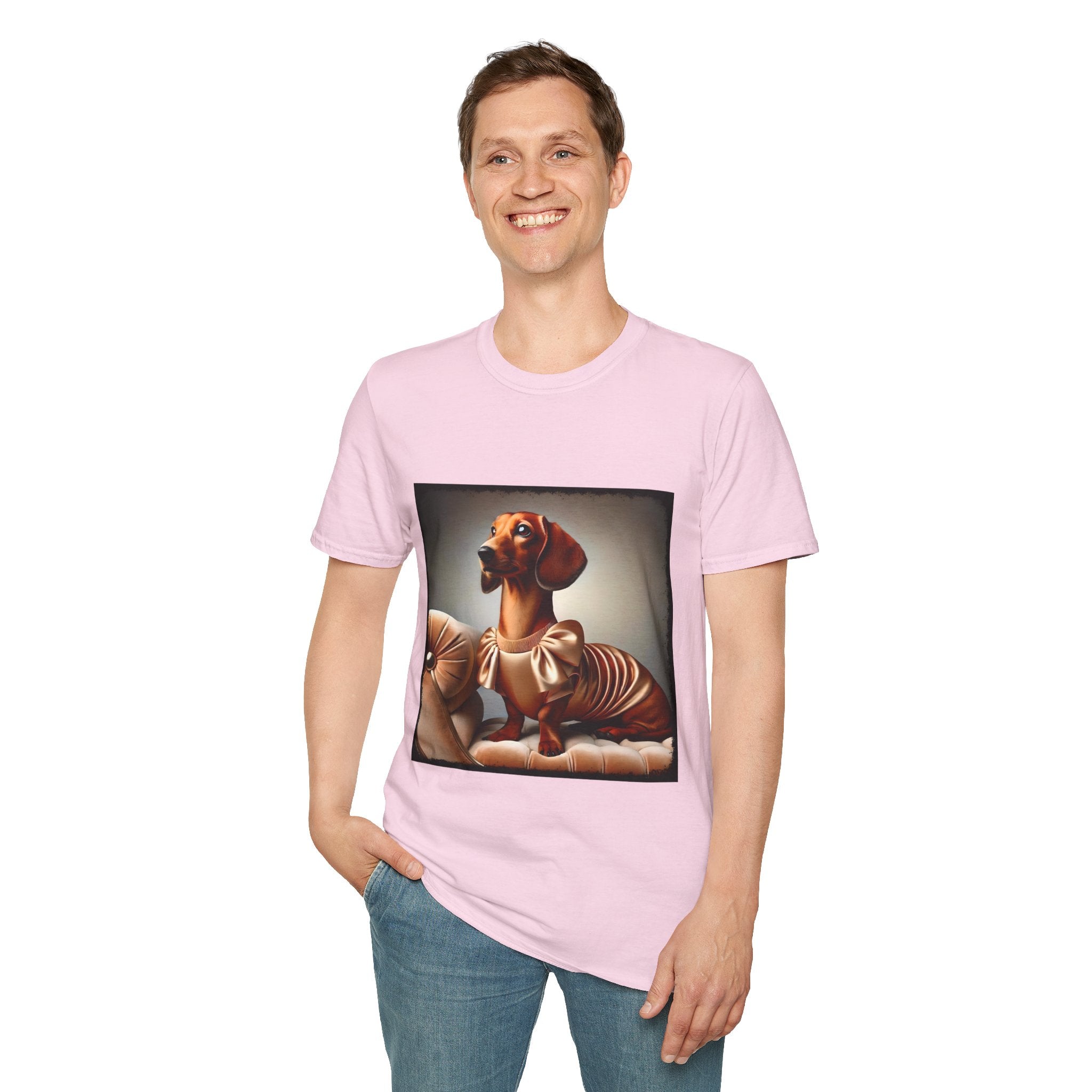 Dachshund Sweet Peach | Unisex Dog T-Shirt