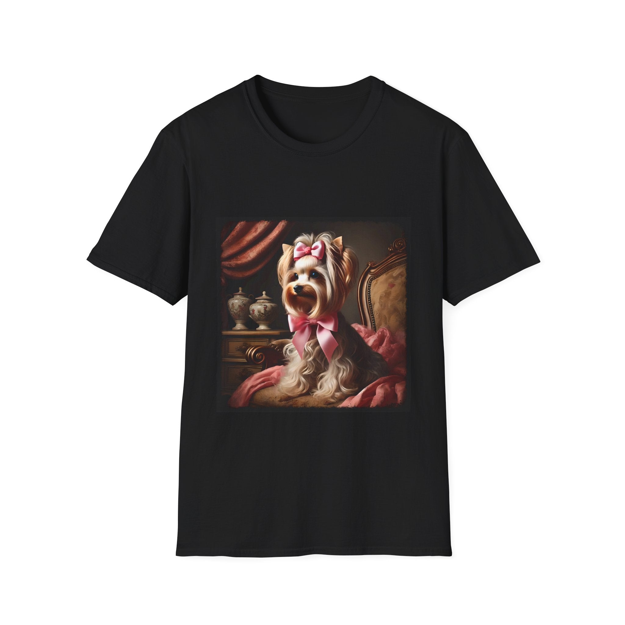 Yorkshire Terrier Pink Bow Princess | Unisex Dog T-Shirt