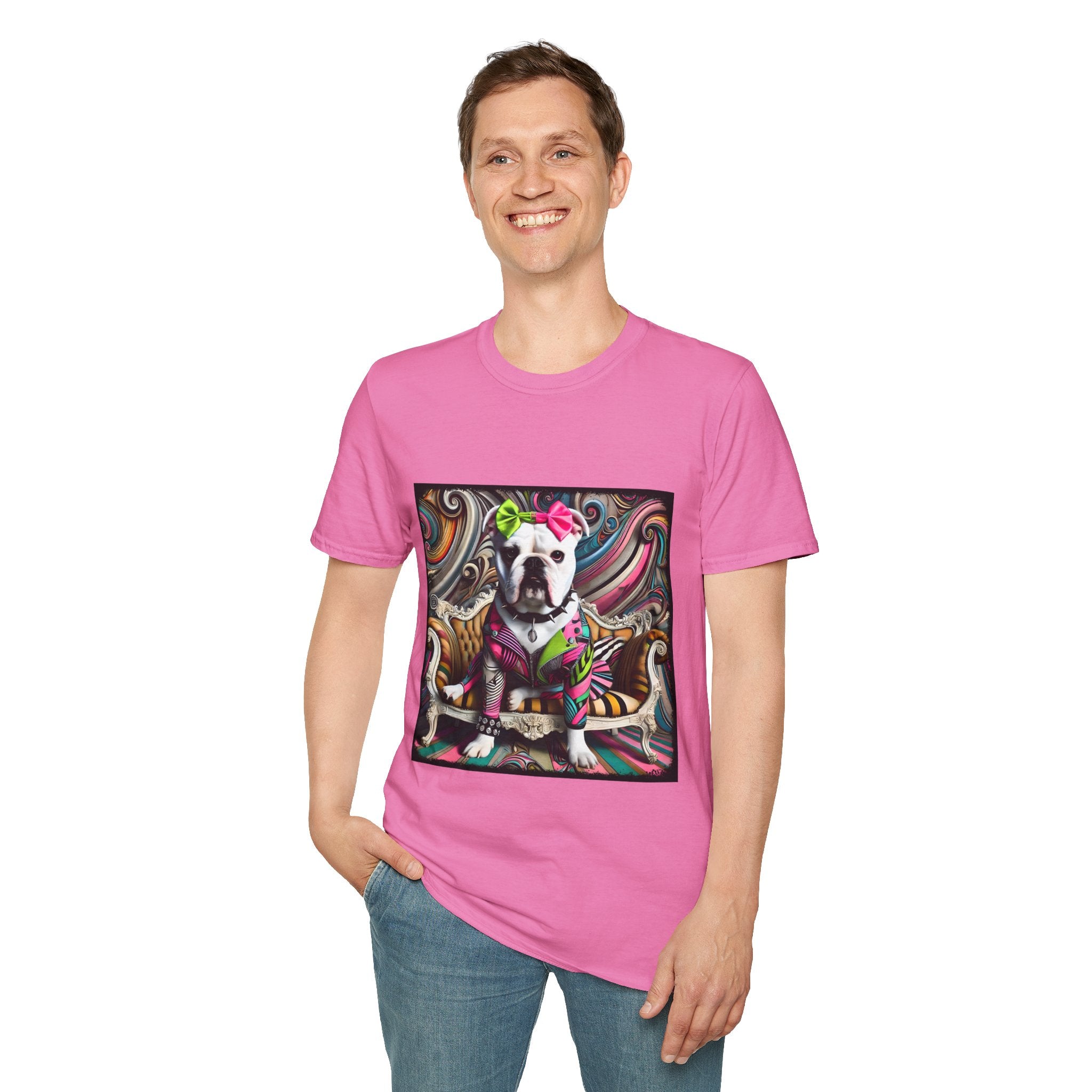 Bulldog Princess Rocker | Unisex Dog T-Shirt