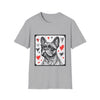 French bulldog Bold Heart Sketch | Unisex Dog T-Shirt