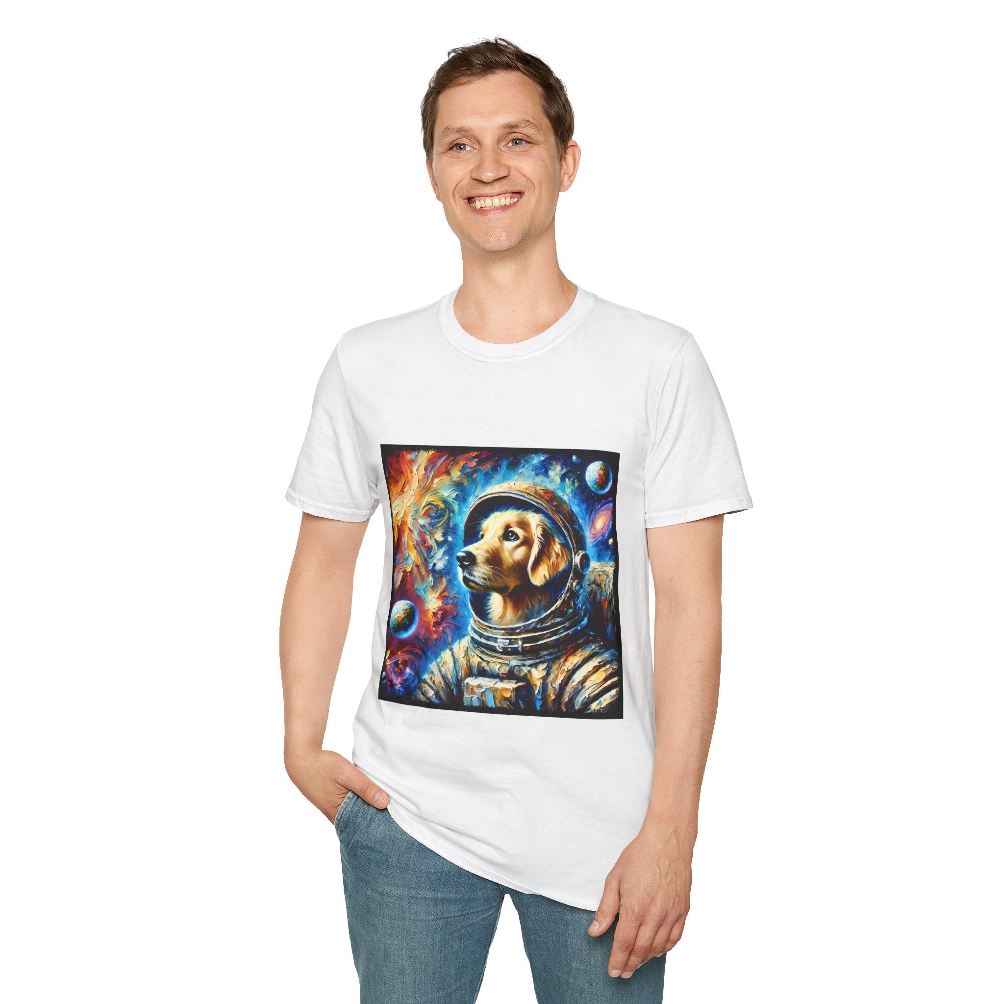 Golden Retriever Space Pup | Unisex Dog T-Shirt