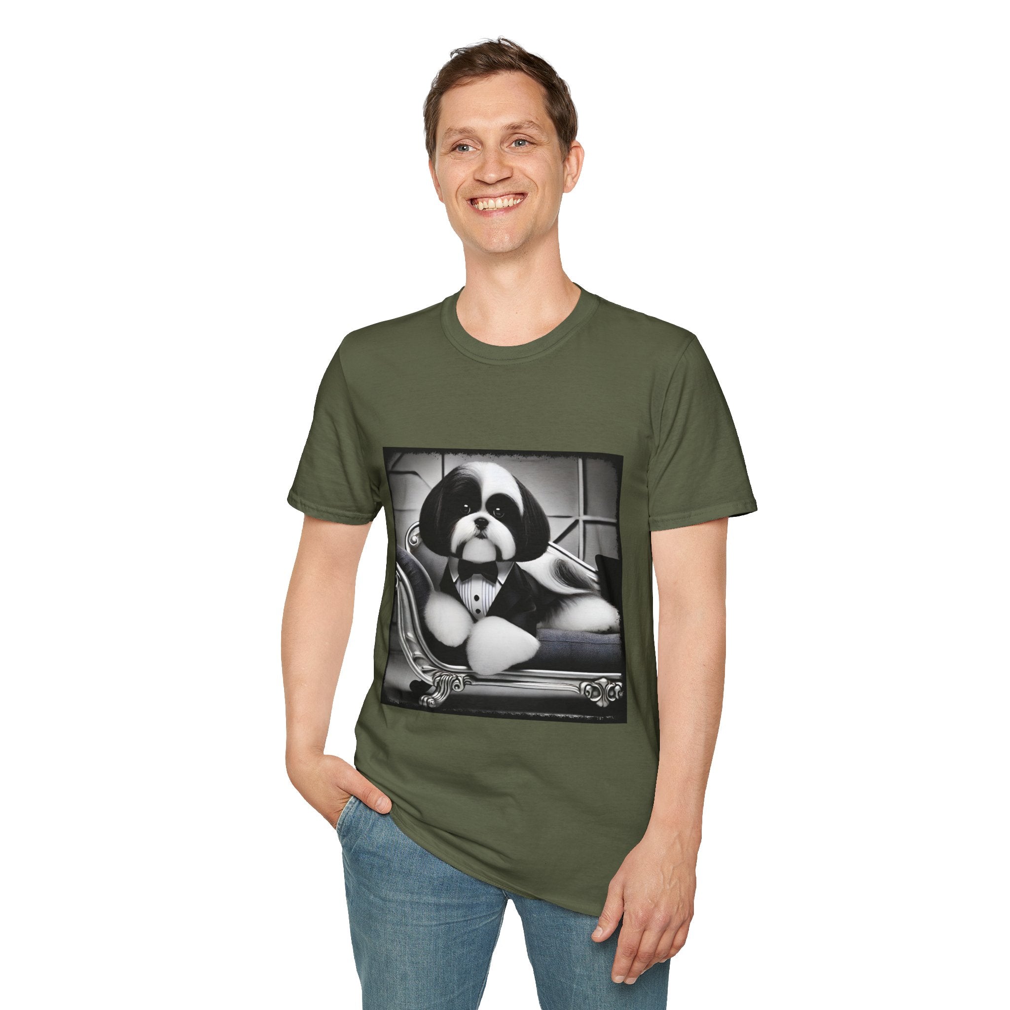Shih Tzu Bowtie Boss | Unisex Dog T-Shirt
