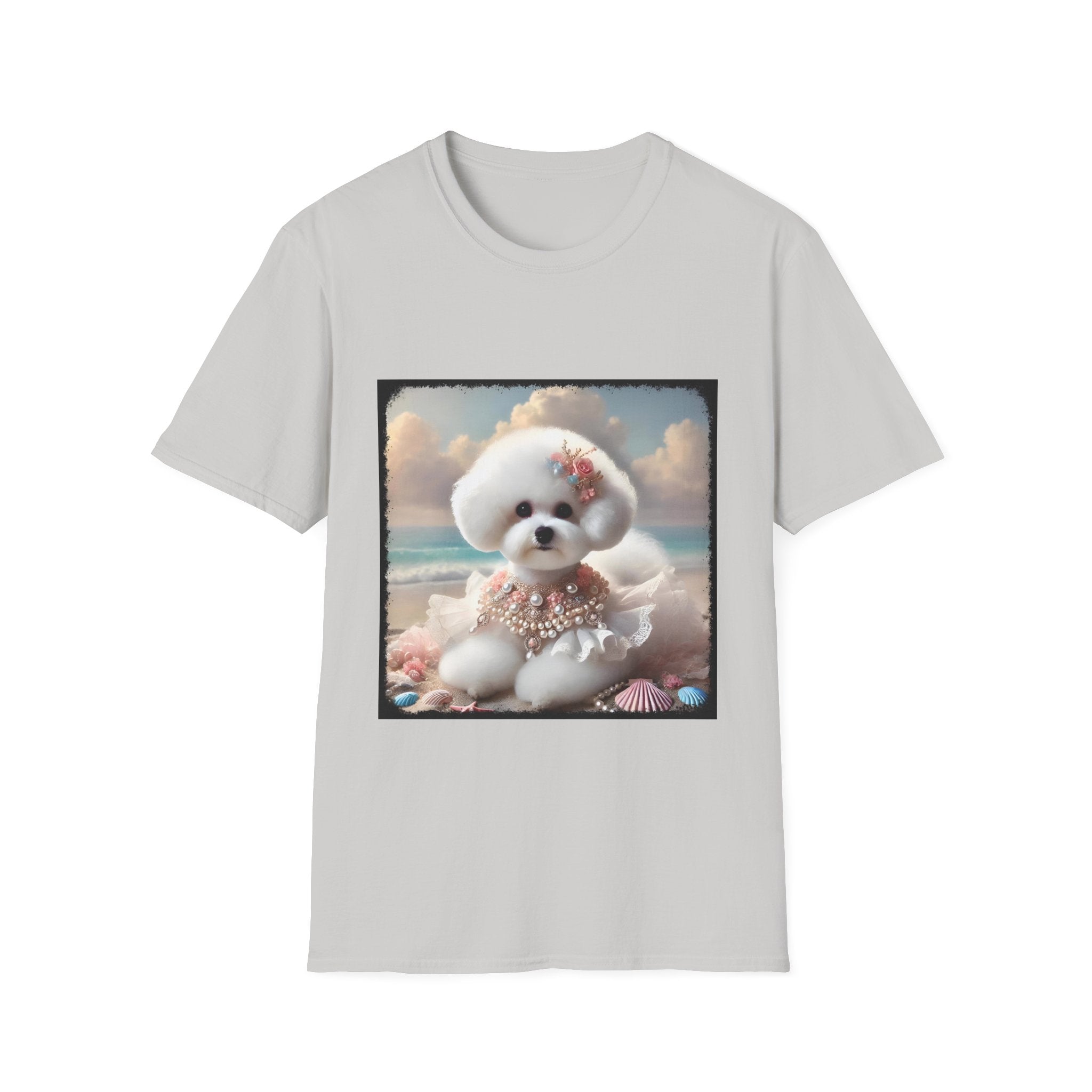 Bichon Frise Beach Beauty | Unisex Dog T-Shirt