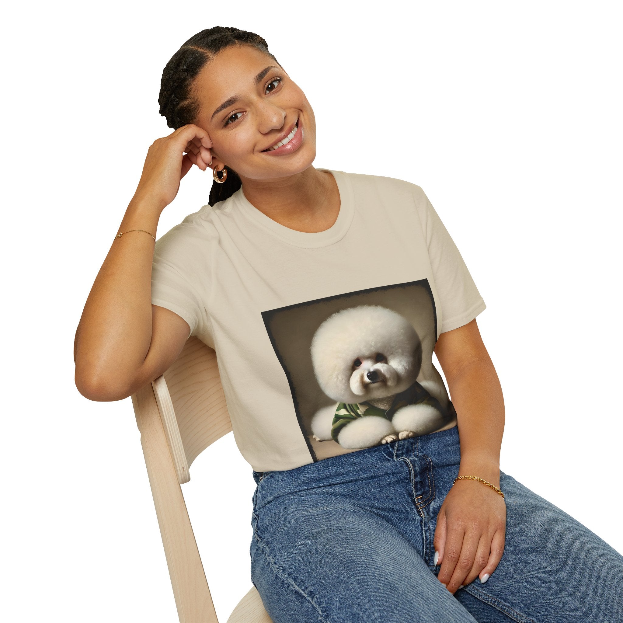 Bichon Frise Combat Cutie | Unisex Dog T-Shirt