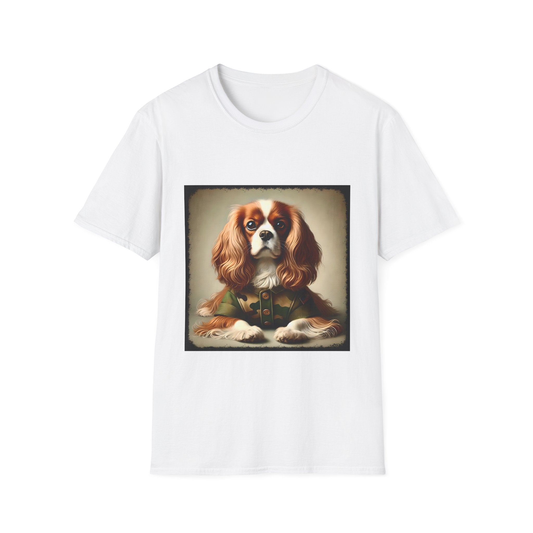 Cavalier King Charles Spaniel Camo Comrade | Unisex Dog T-Shirt