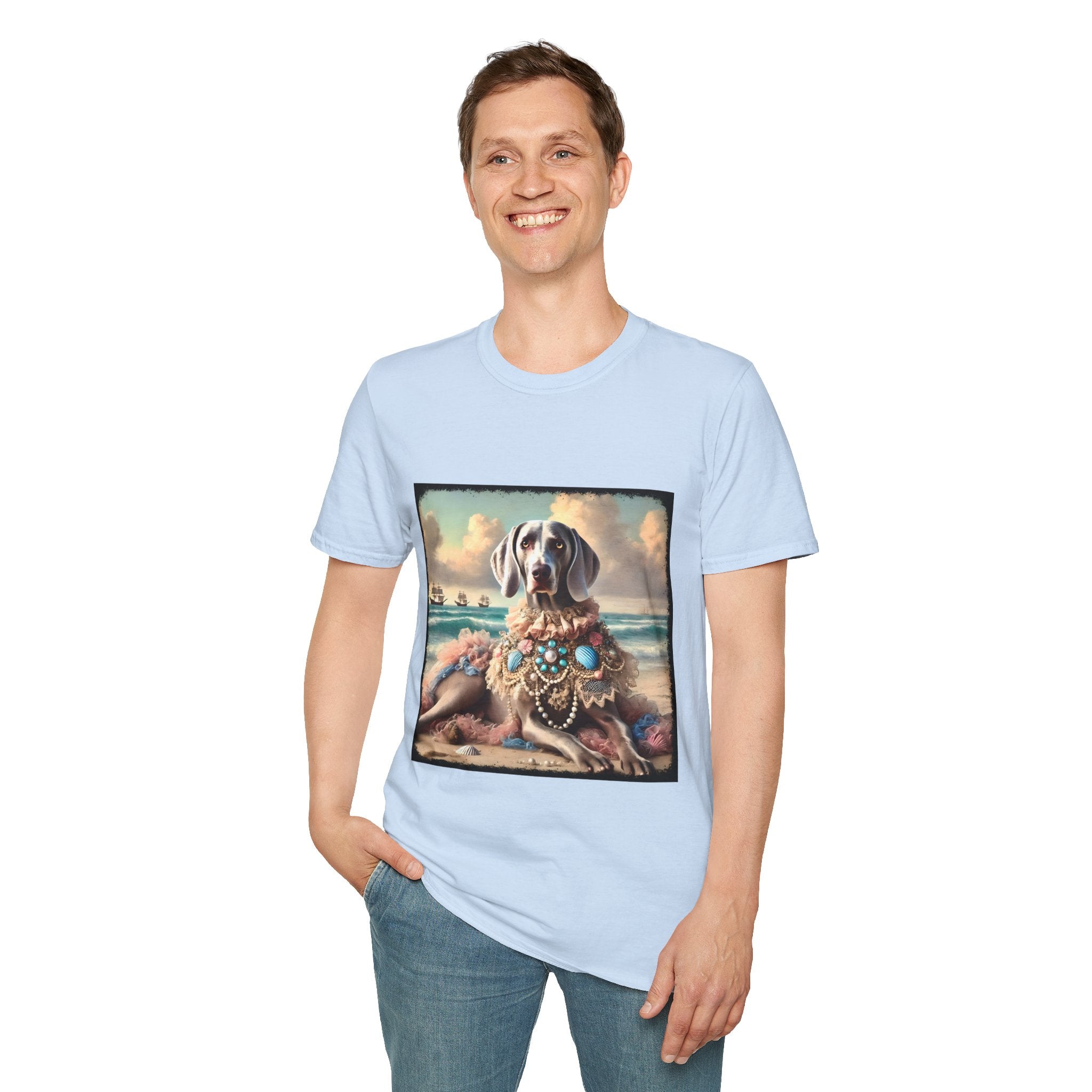 Weimaraner Seashell Siren | Unisex Dog T-Shirt