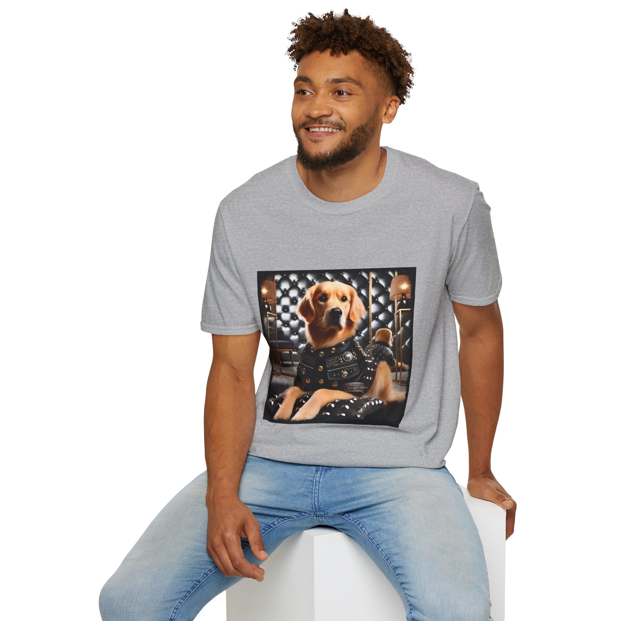 Golden Retriever Grit & Glam  | Unisex Dog T-Shirt
