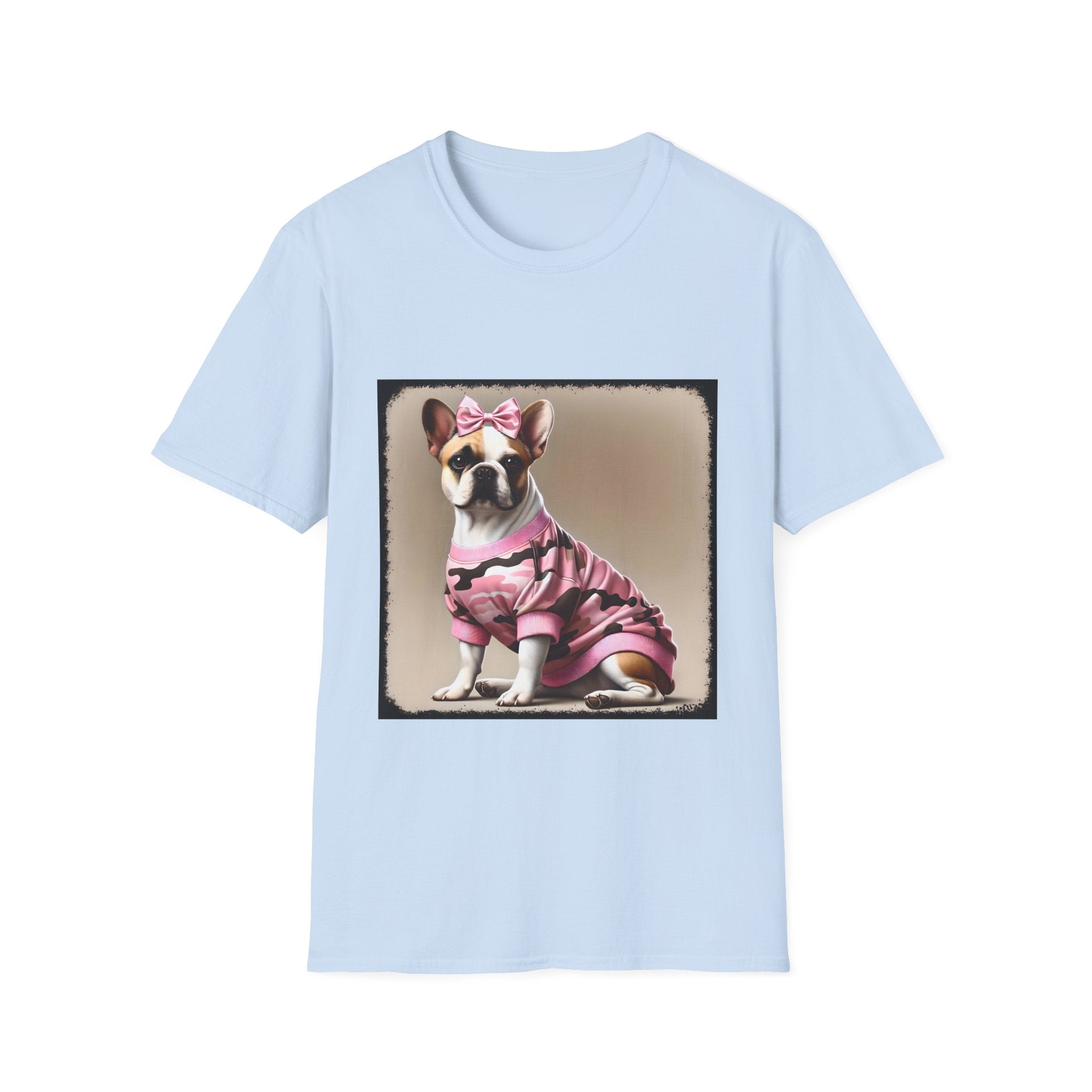 French Bulldog Camo Chic | Unisex Dog T-Shirt