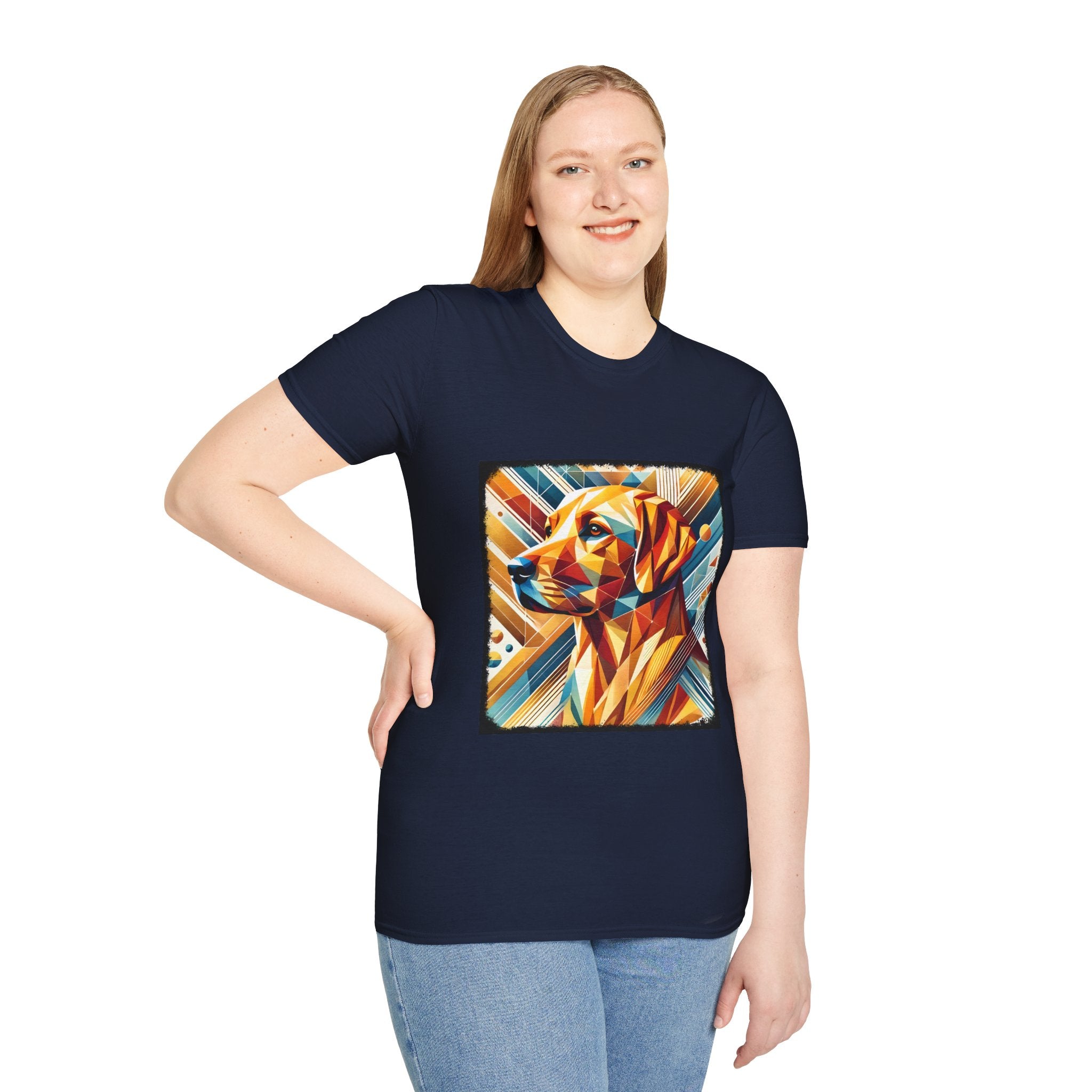 Labrador Retriever Vivid Geometric | Unisex Dog T-Shirt