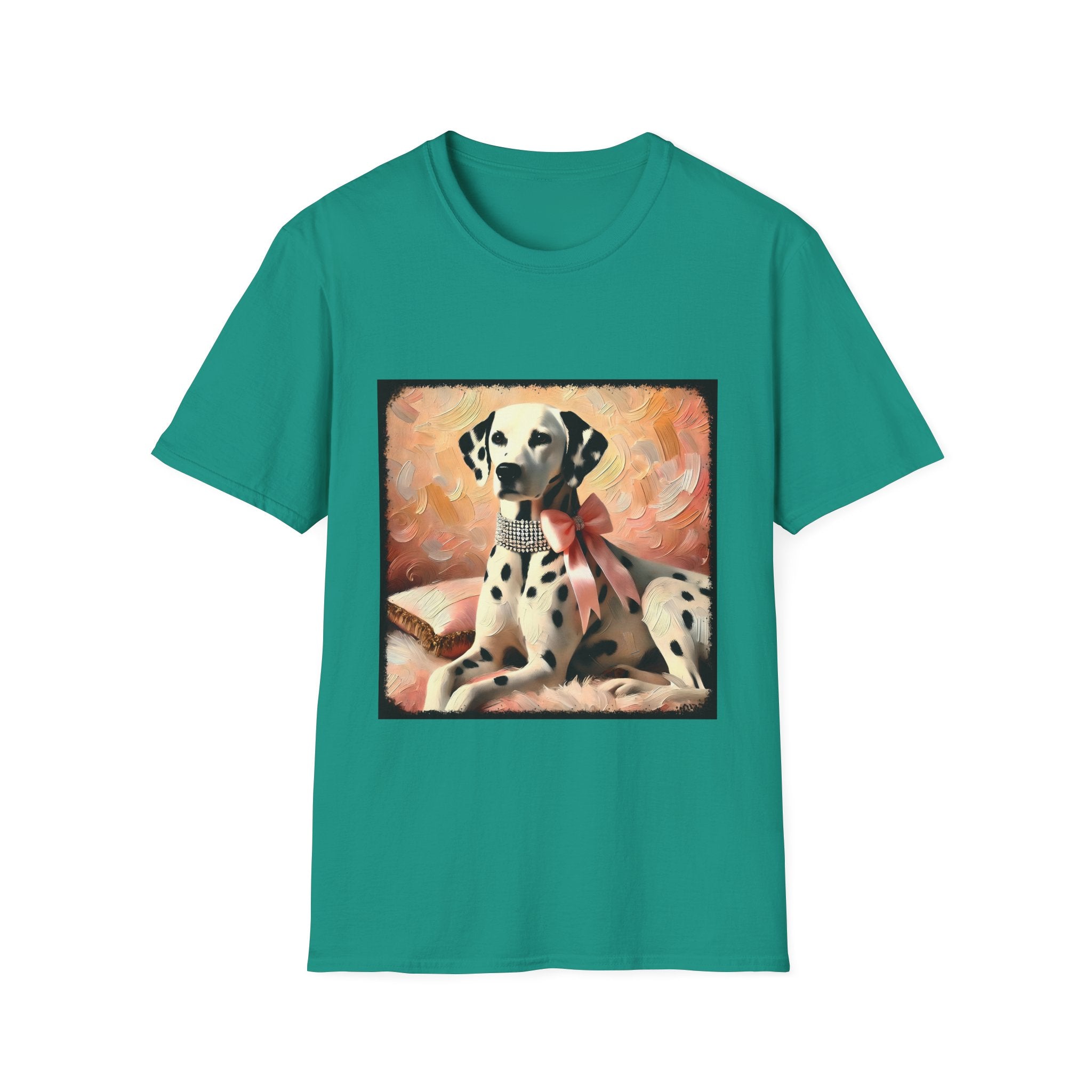 Dalmatian Diamond Bow Classic | Unisex Dog T-Shirt