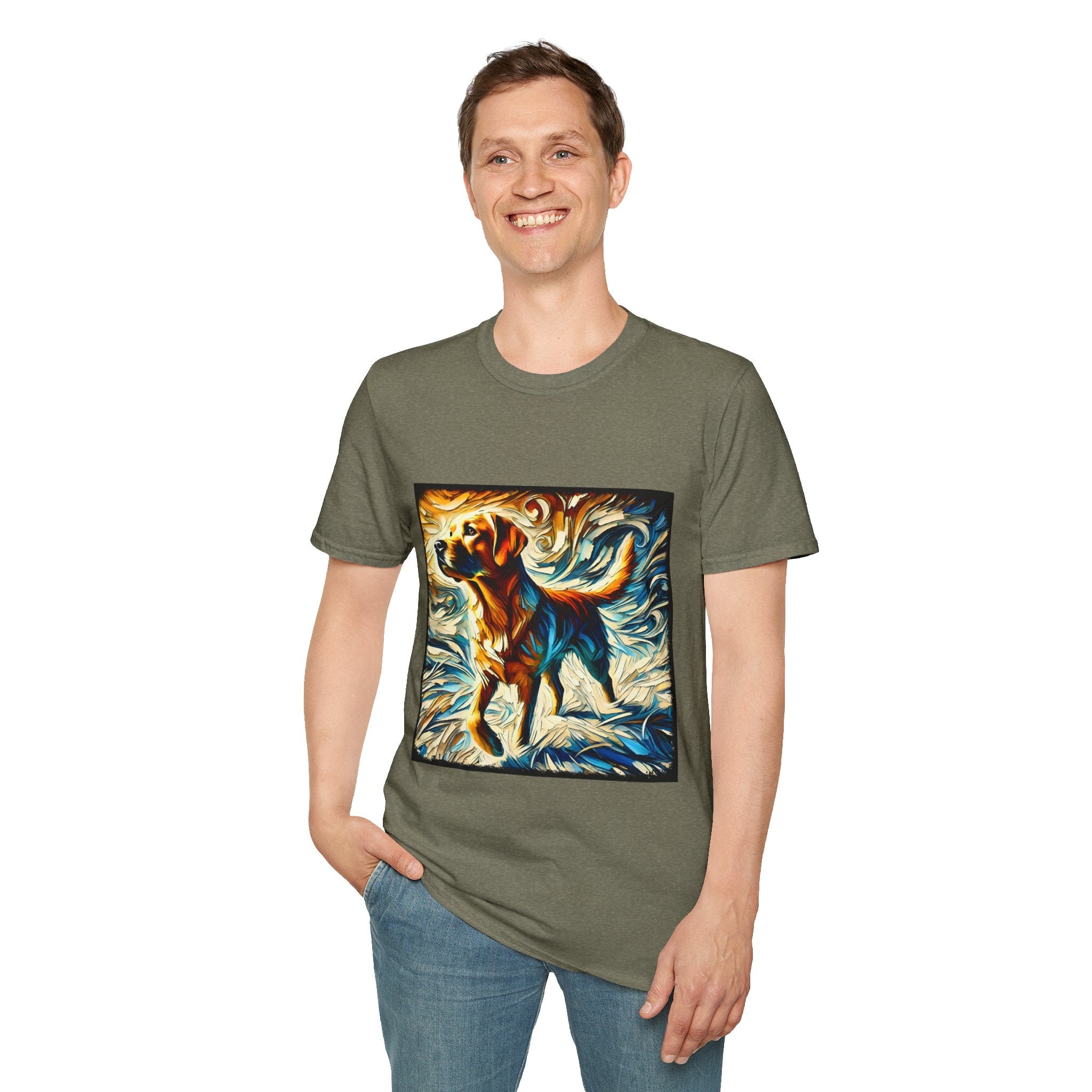 Labrador Retriever Sun Swirl | Unisex Dog T-Shirt