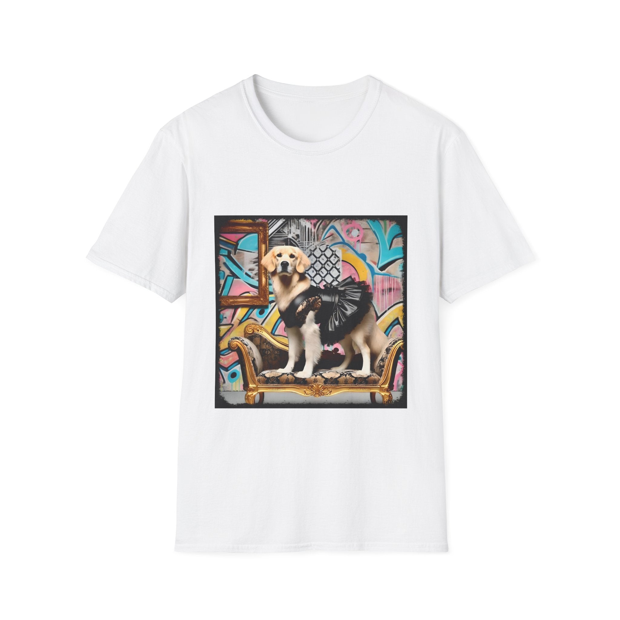 Golden Retriever Urban Chic | Unisex Dog T-Shirt