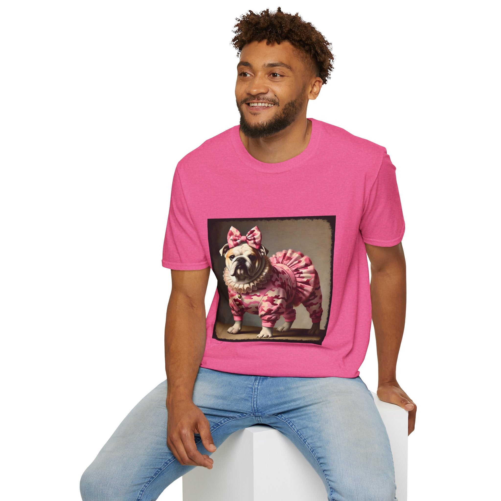 Bulldog Camo Cutie II | Unisex Dog T-Shirt
