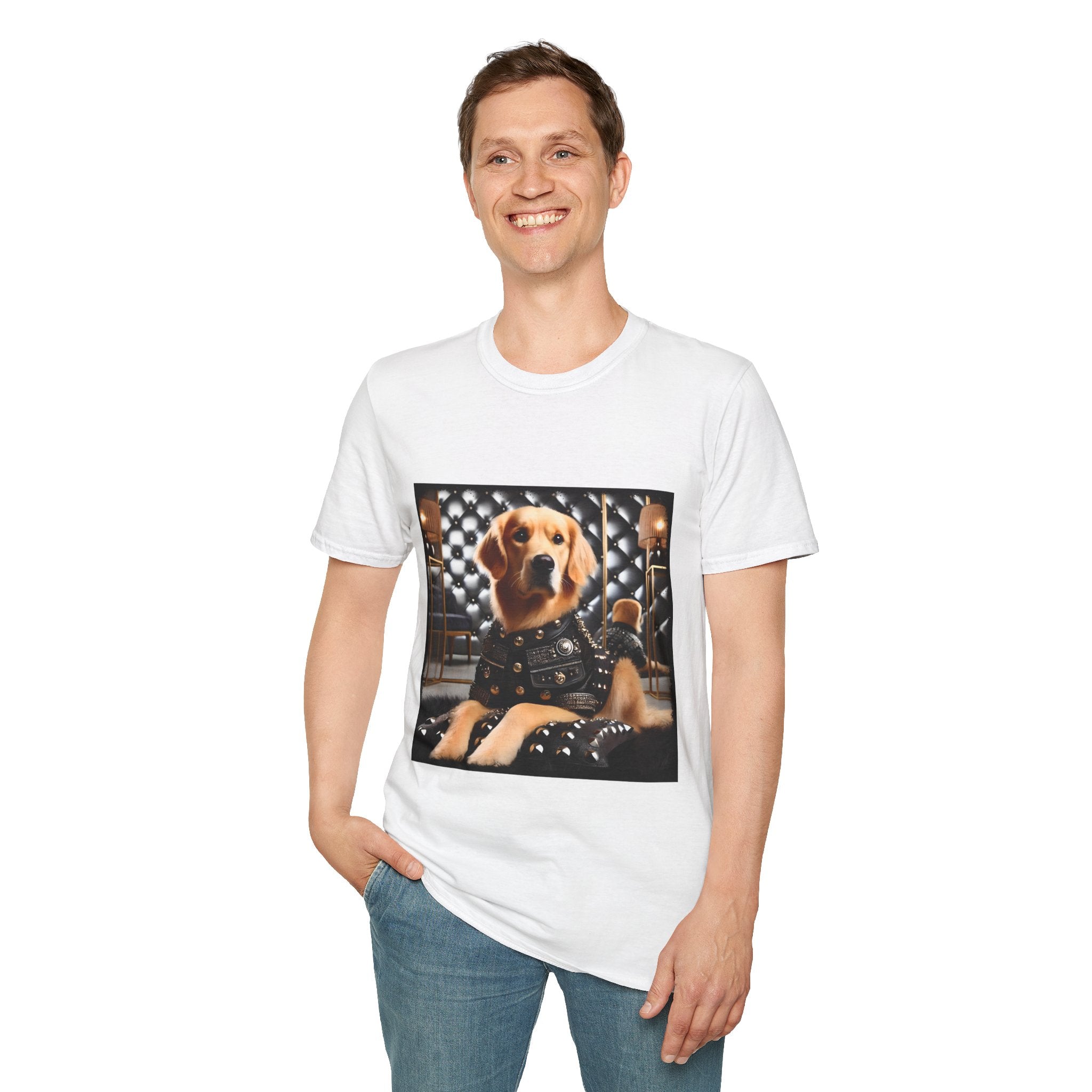 Golden Retriever Grit & Glam  | Unisex Dog T-Shirt