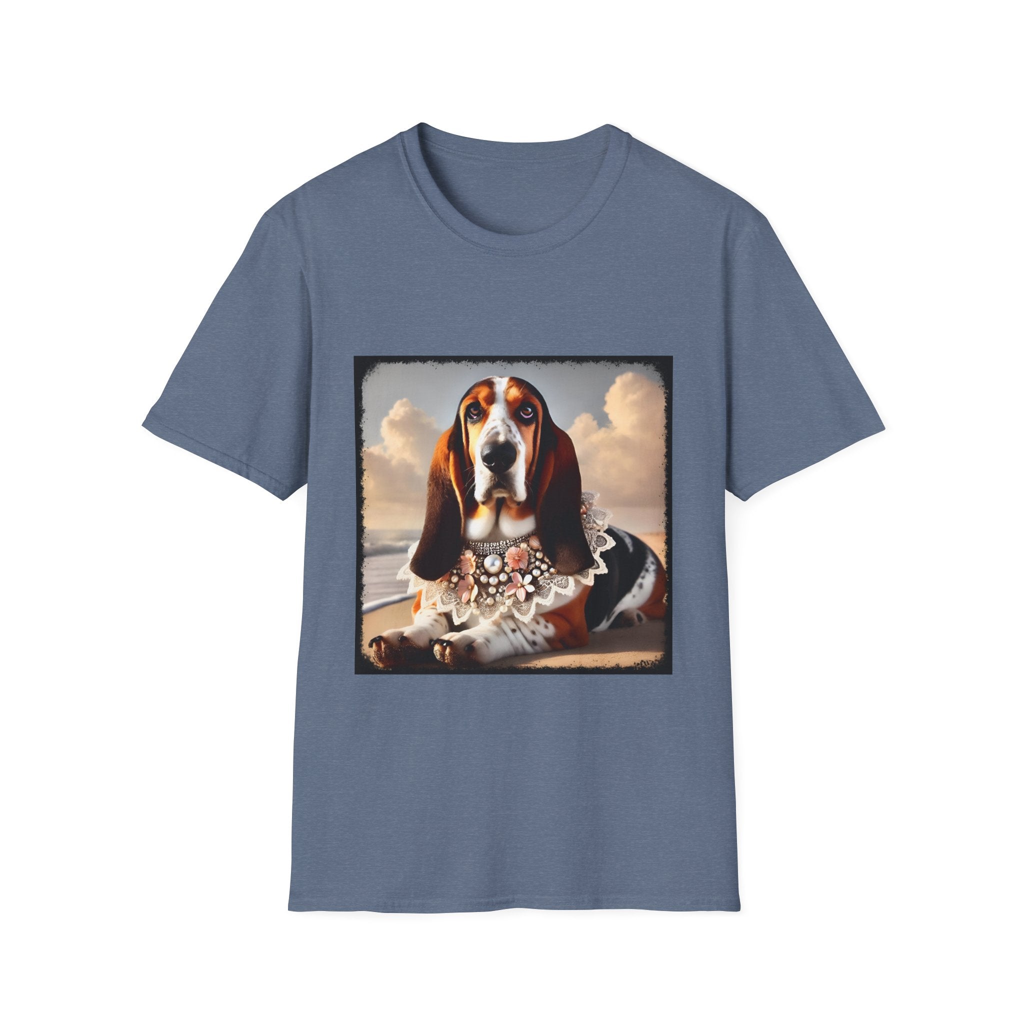 Basset Hound Beach Beauty | Unisex Dog T-Shirt