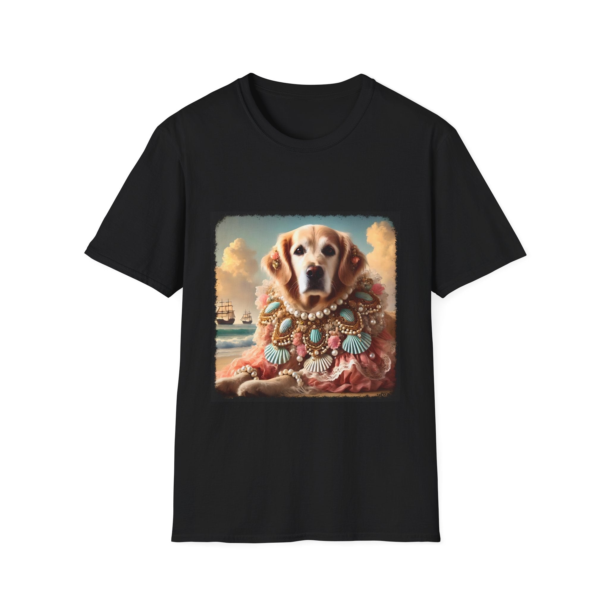 Golden Retriever Beach Beauty | Unisex Dog T-Shirt