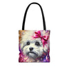 Bichon Frise Stunning Swirl | Dog Themed Tote Bag