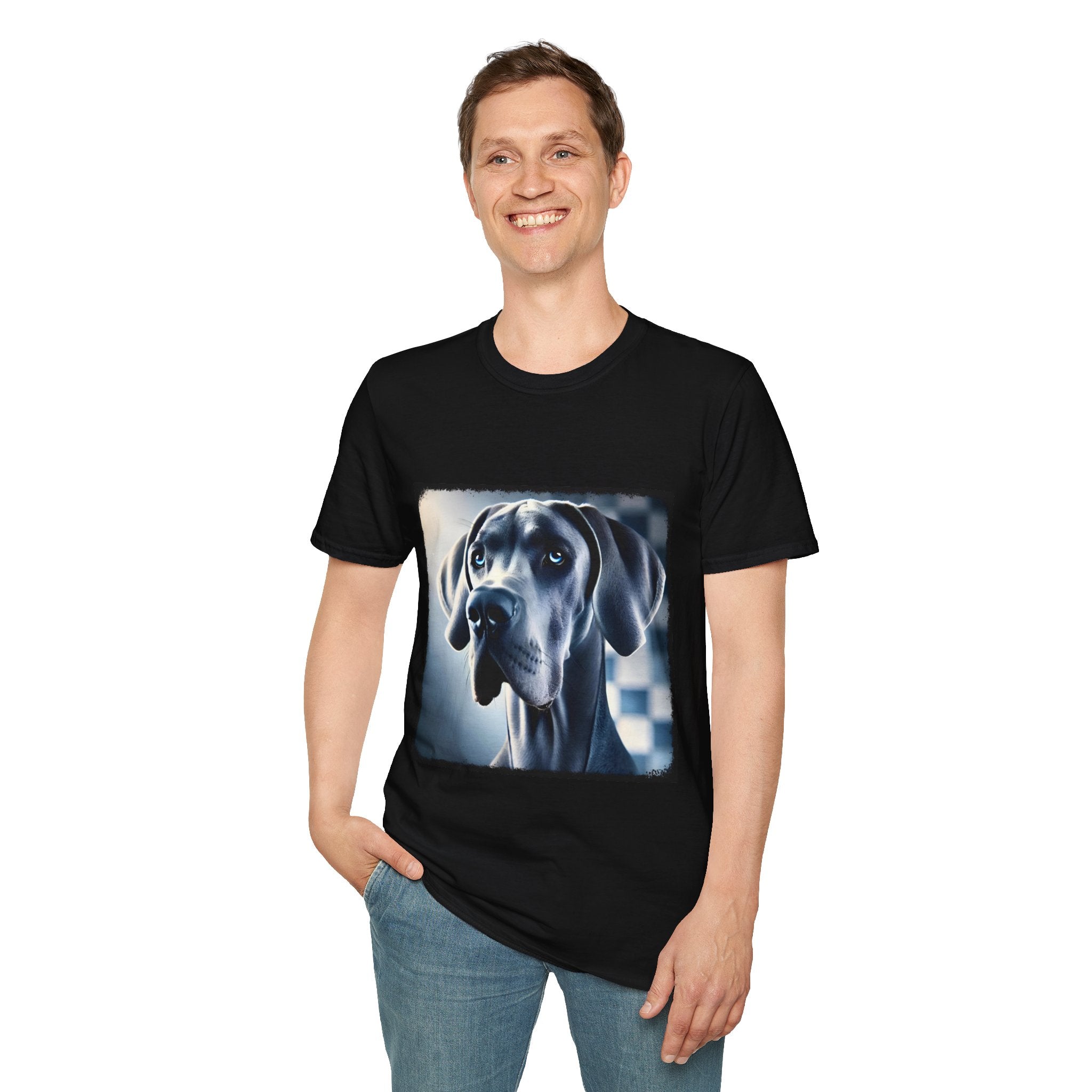 Great Dane Regal Pose | Unisex Dog T-Shirt
