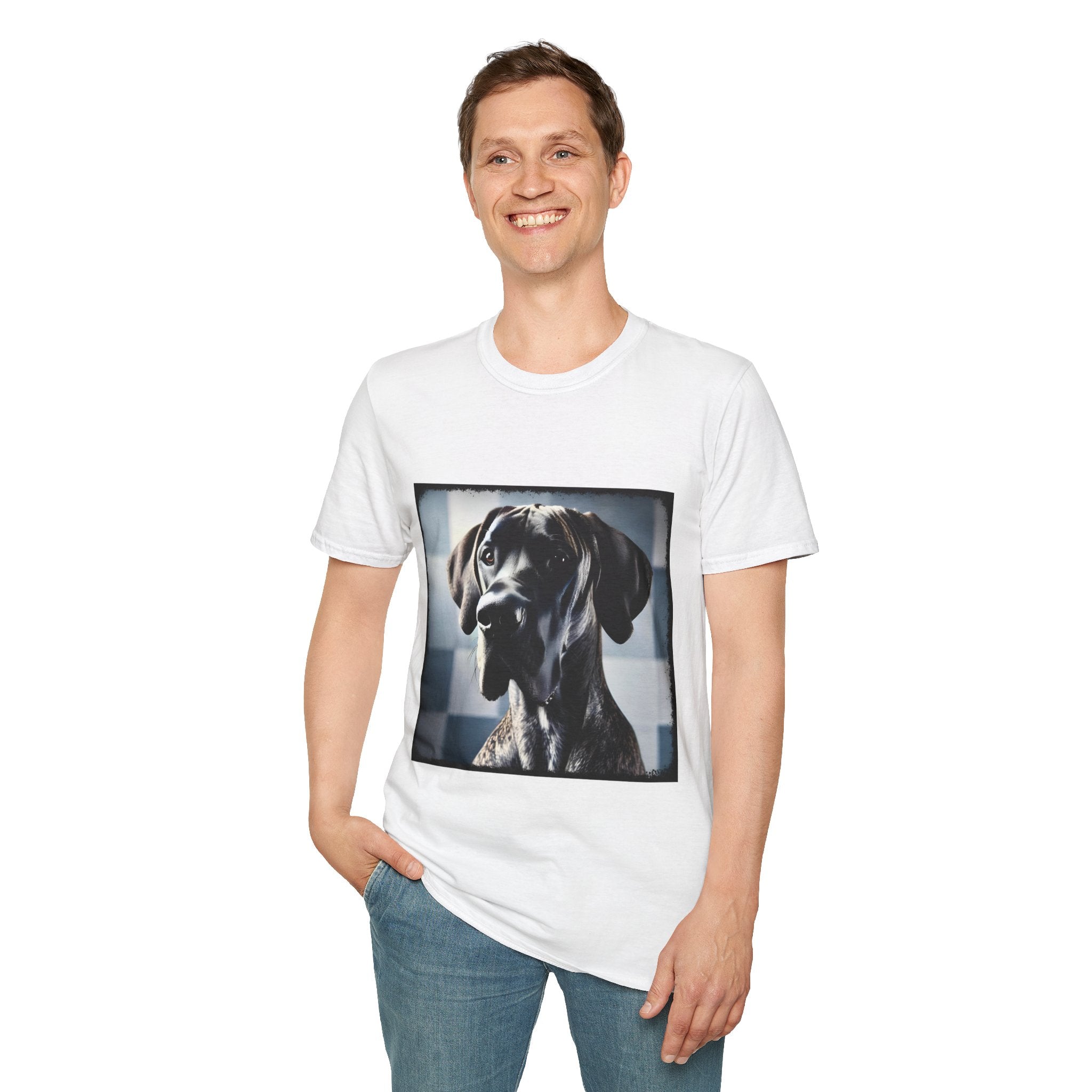Great Dane Modern Muse | Unisex Dog T-Shirt