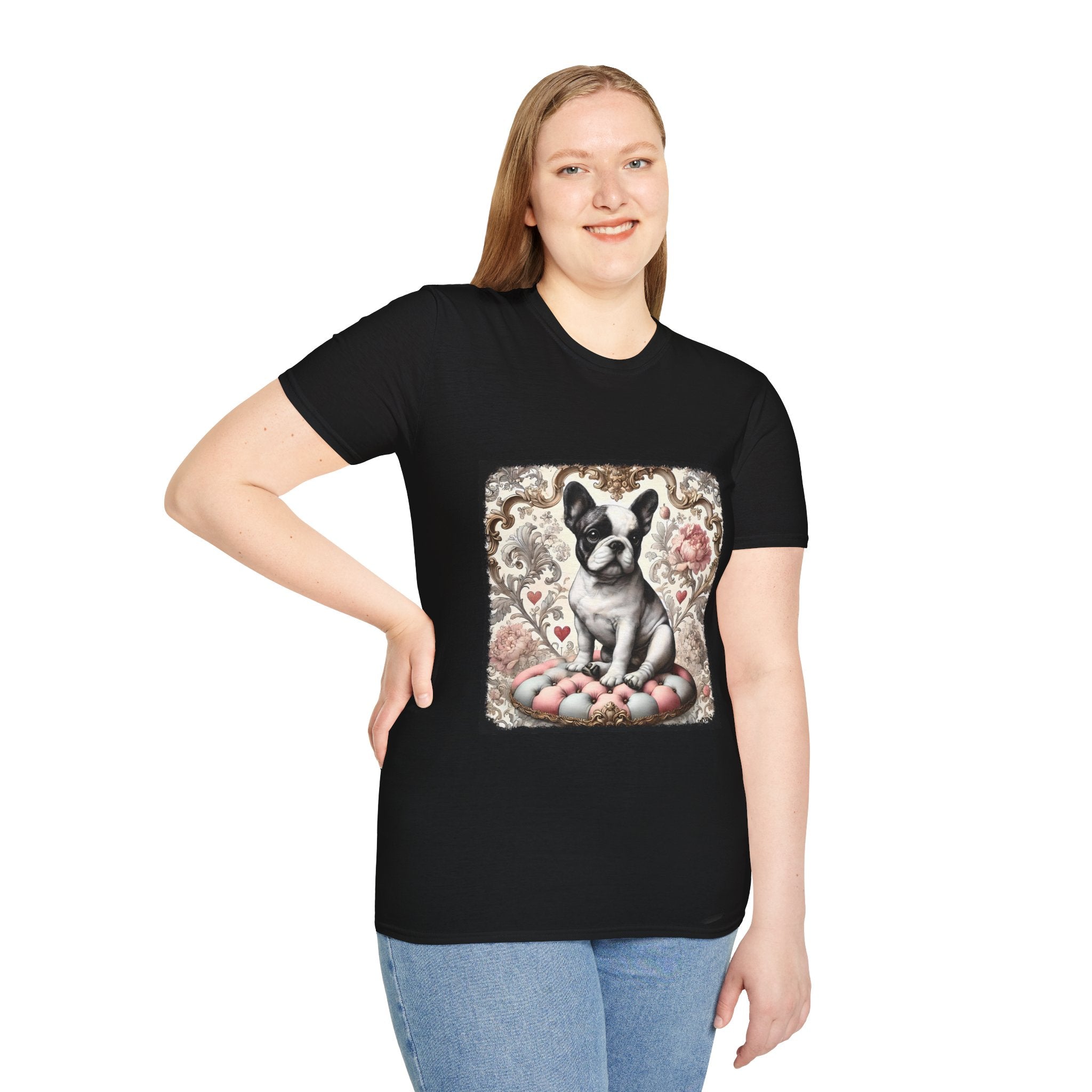 French Bulldog Antique Chic | Unisex Dog T-Shirt