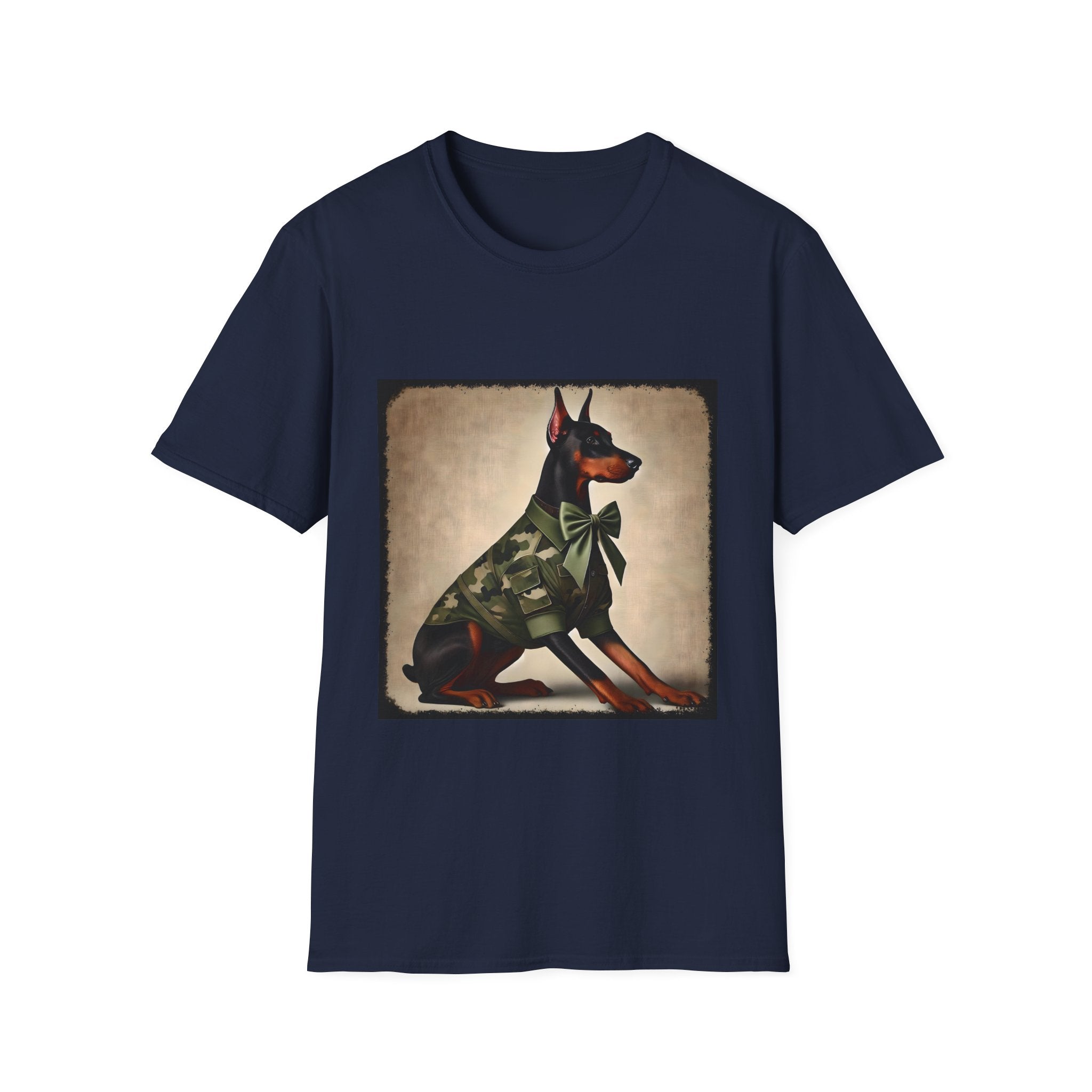 Doberman Pinscher Camo Cutie | Unisex Dog T-Shirt